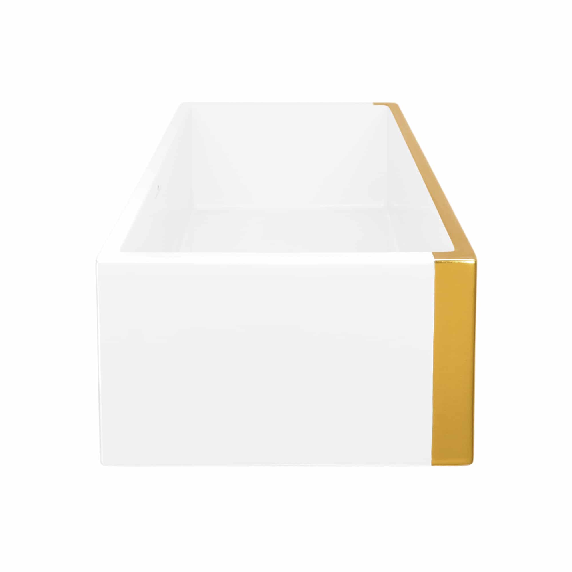 Alternate Image for Native Trails Dreamer 30" Fireclay Farmhouse Sink, Matte Gold, PMK3018-G