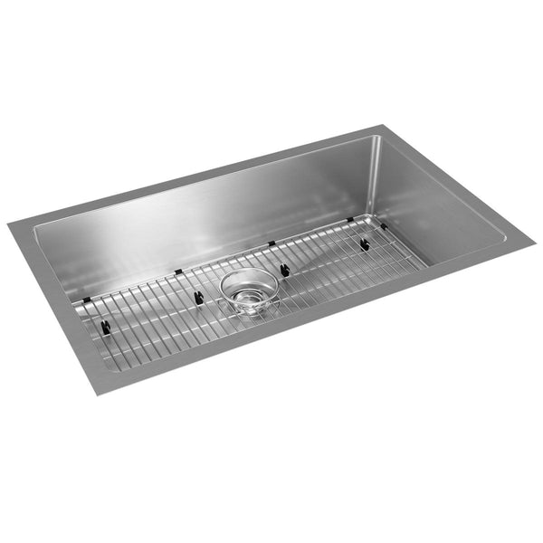 Elkay EFRU2816TC Crosstown 31" Stainless Steel Kitchen Sink, Single