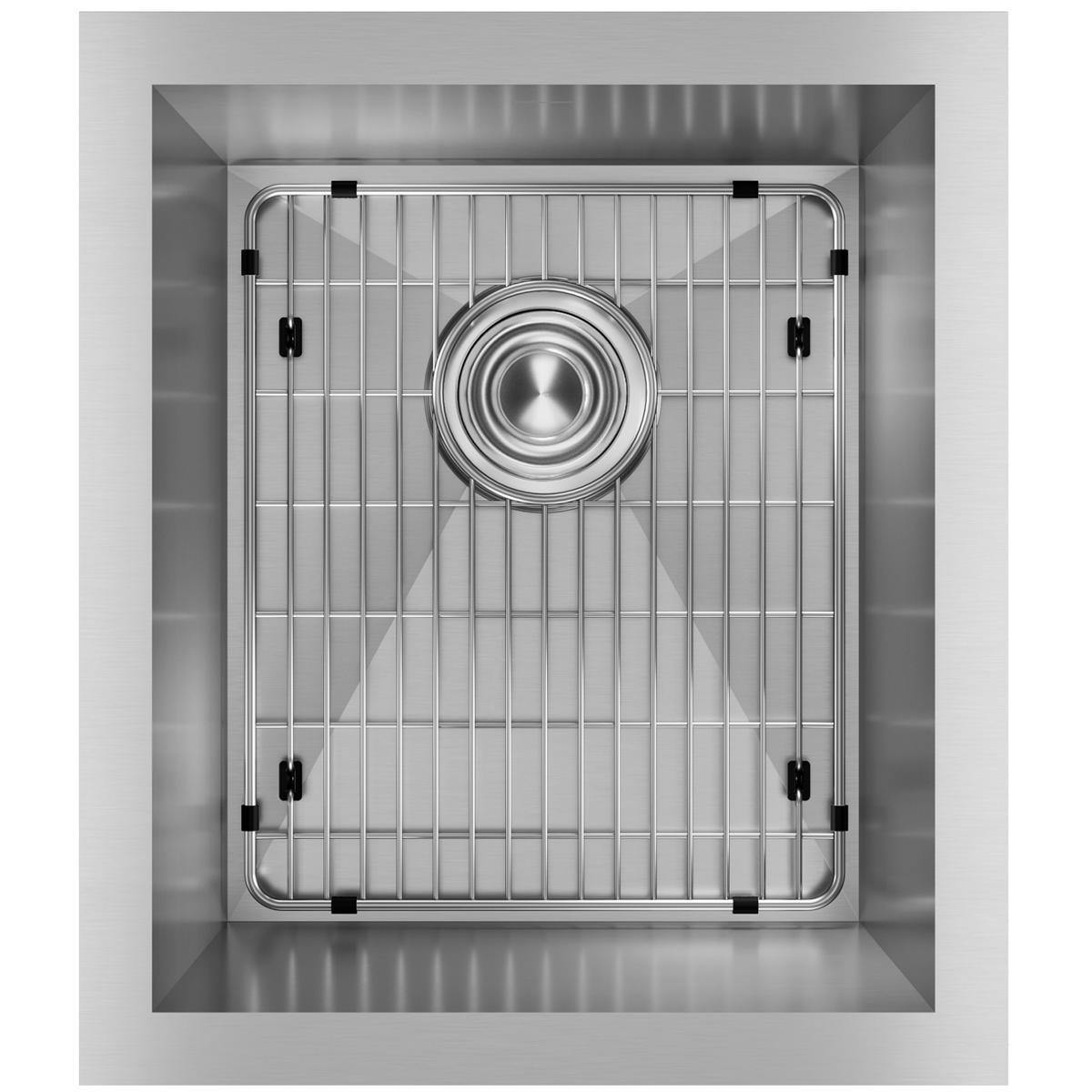 Alternate Image for Elkay Crosstown 16" Stainless Steel Kitchen Sink, 16 Gauge, Polished Satin, EFU131610TC