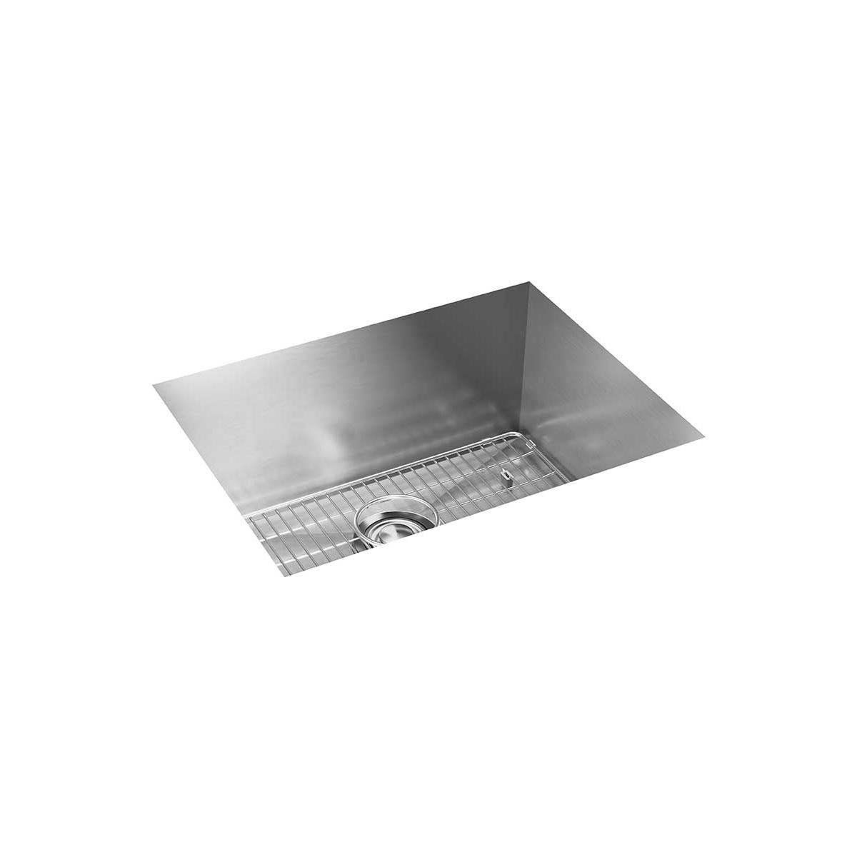 Alternate Image for Elkay Crosstown 24" Stainless Steel Kitchen Sink, 16 Gauge, Polished Satin, EFU211510TC