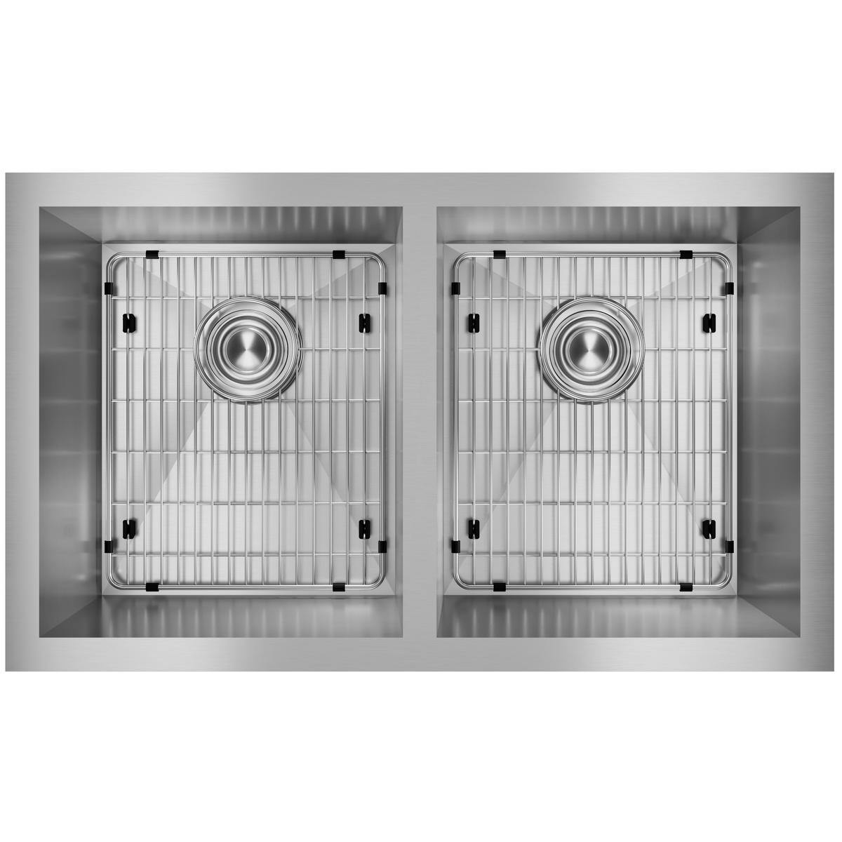 Elkay Crosstown 31" Stainless Steel Kitchen Sink, 50/50 Double Bowl, Polished Satin, EFU311810TC