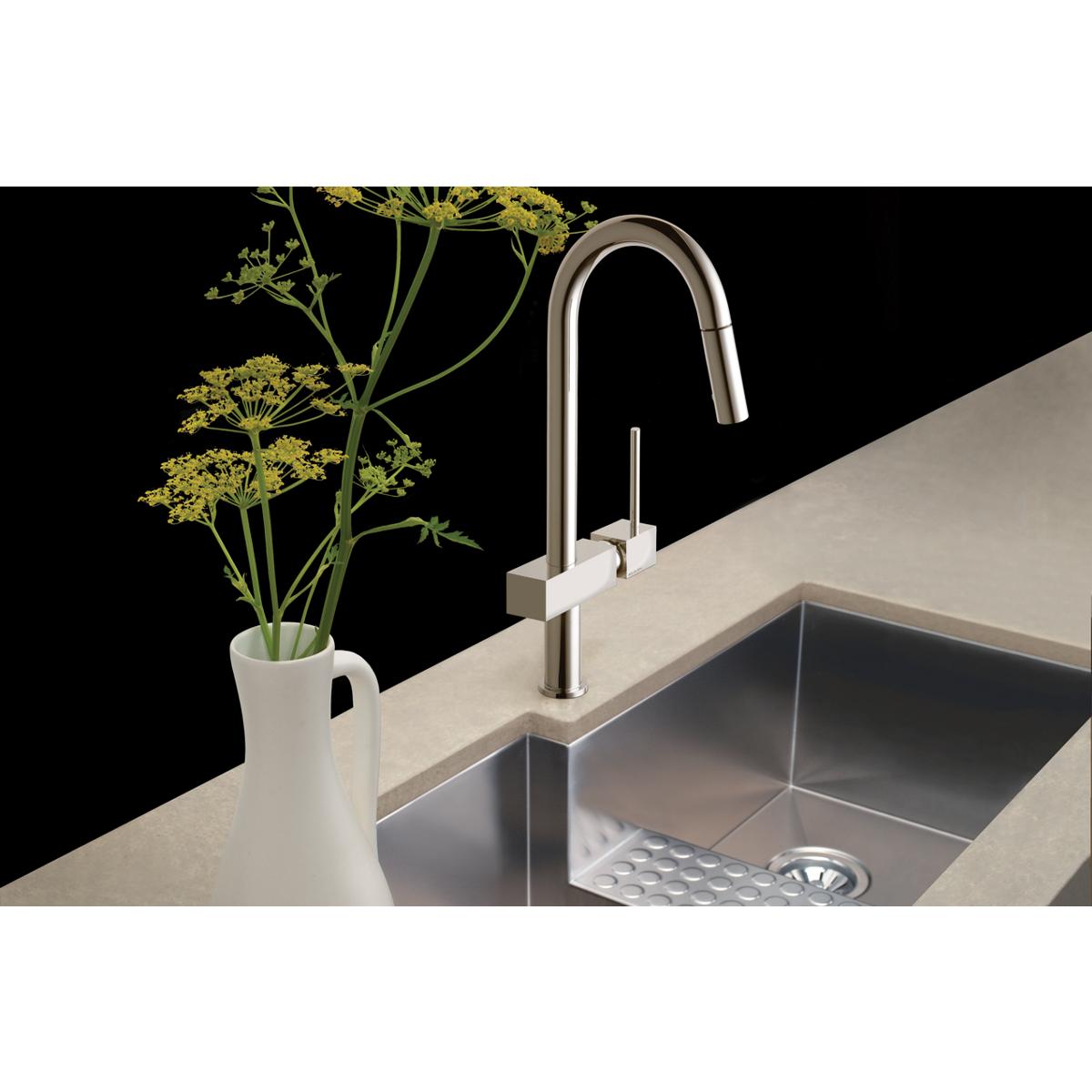 Alternate Image for Elkay LKAV1031NK Avado Single Hole Kitchen Faucet with Pull-down Spray and Lever Handle Brushed Nickel
