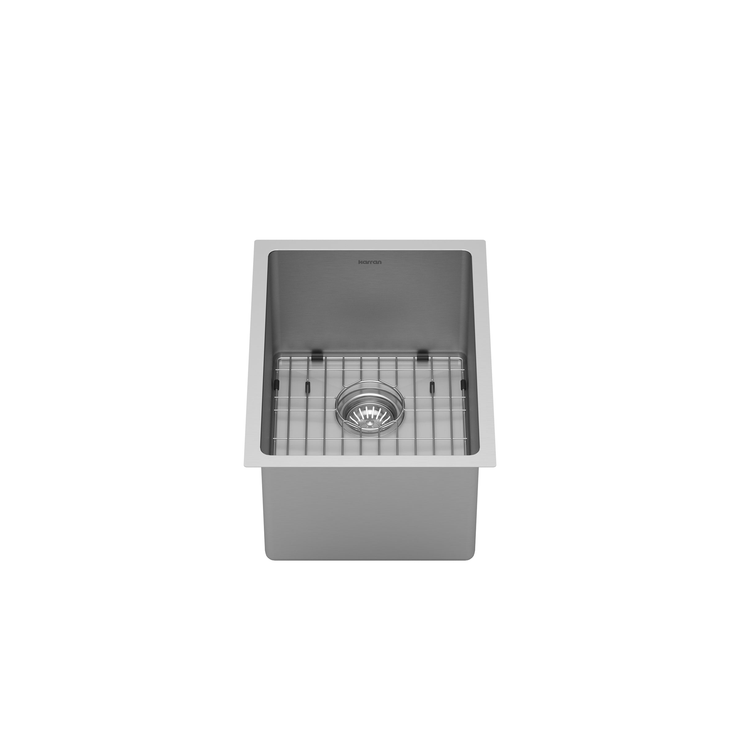 Karran Elite 15" Rectangular Stainless Steel Bar/Prep Sink with Accessories, 16 Gauge, EL-71-PK1