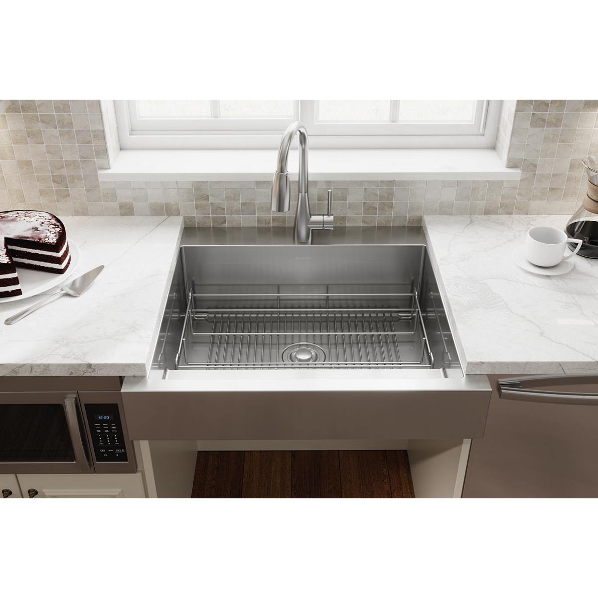 Alternate Image for Elkay Dart Canyon Stainless Steel 24-1/2" x 13" x 4-3/8" Reversible Bottom Grid, CTXBG2513R