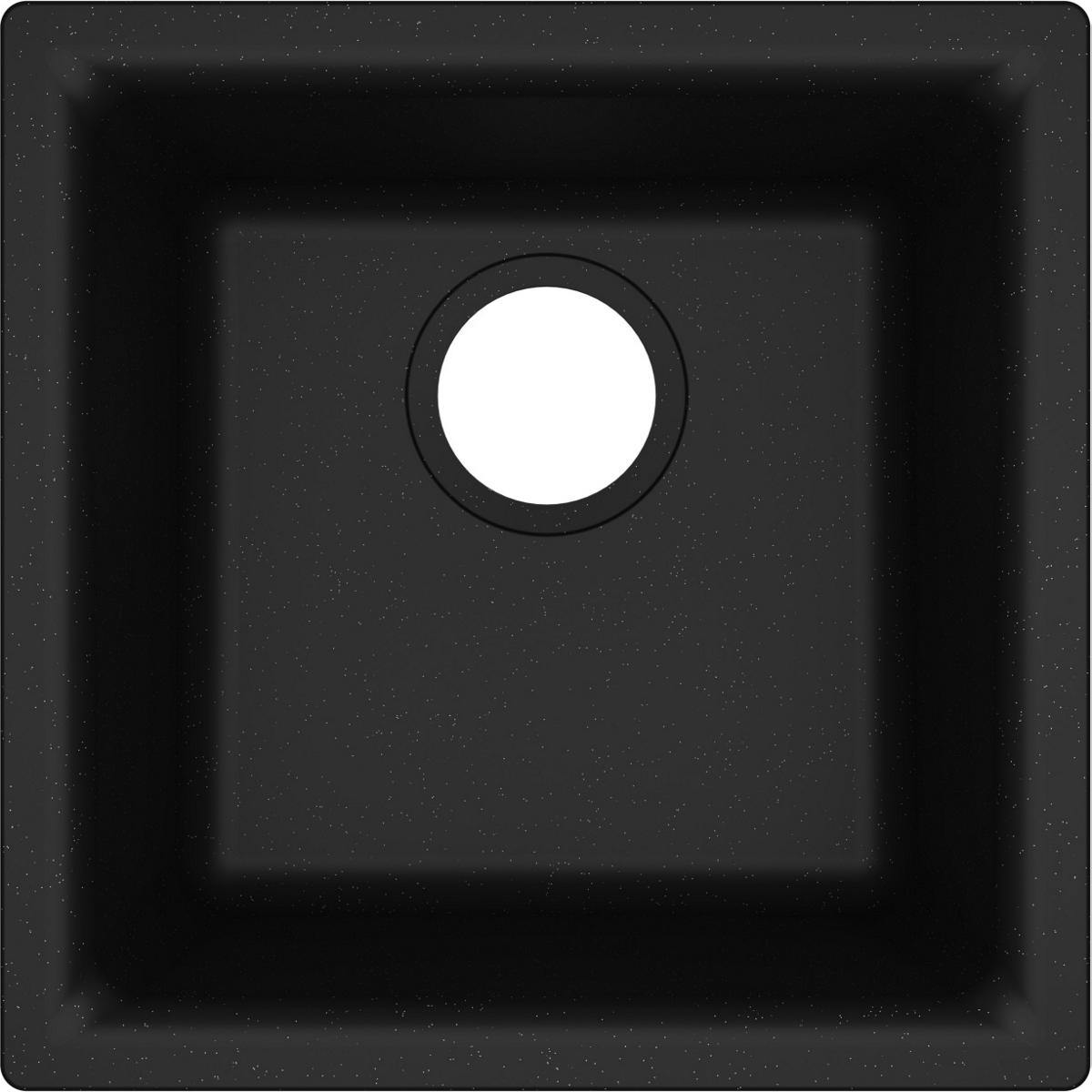 Alternate Image for Elkay Classic 16" Quartz Bar Sink, Black, ELG1616BK0