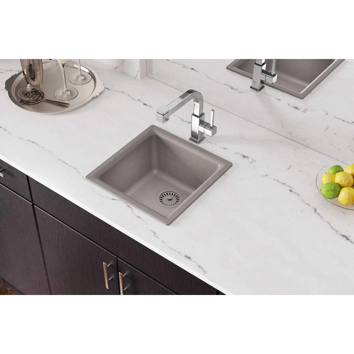 Elkay Classic 16" Quartz Bar Sink, Greige, ELG1616GR0 - The Sink Boutique
