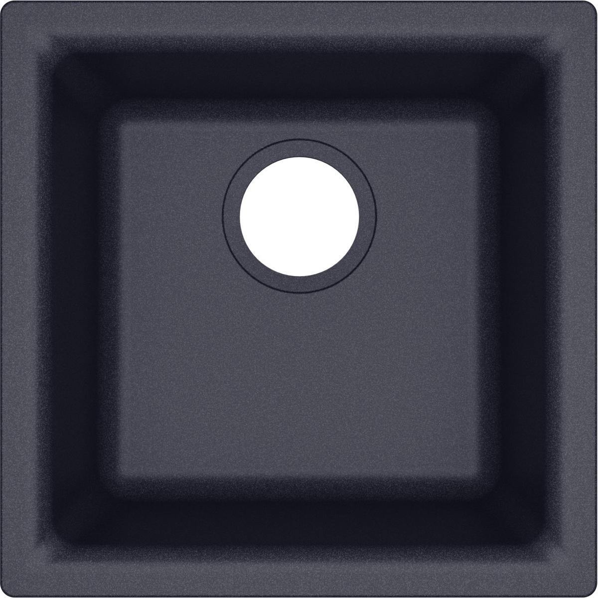 Elkay Classic 16" Quartz Bar Sink, Dusk Gray, ELG1616GY0