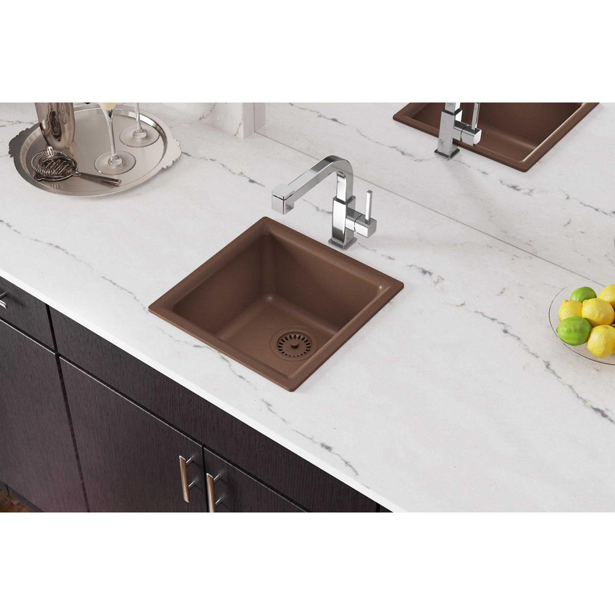 Elkay Classic 16" Quartz Bar Sink, Mocha, ELG1616MC0 - The Sink Boutique