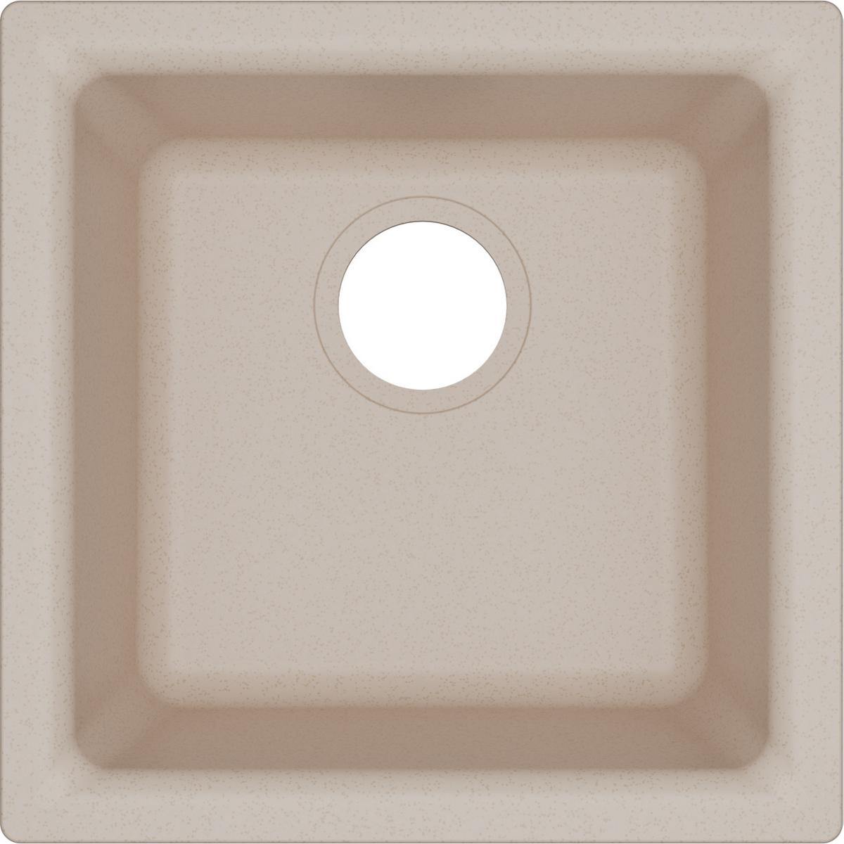 Alternate Image for Elkay Classic 16" Quartz Bar Sink, Putty, ELG1616PT0