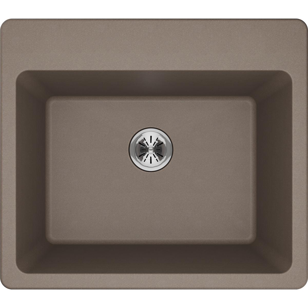 Elkay Classic 25" Quartz Laundry Sink, Greige, ELG252212PDGR0
