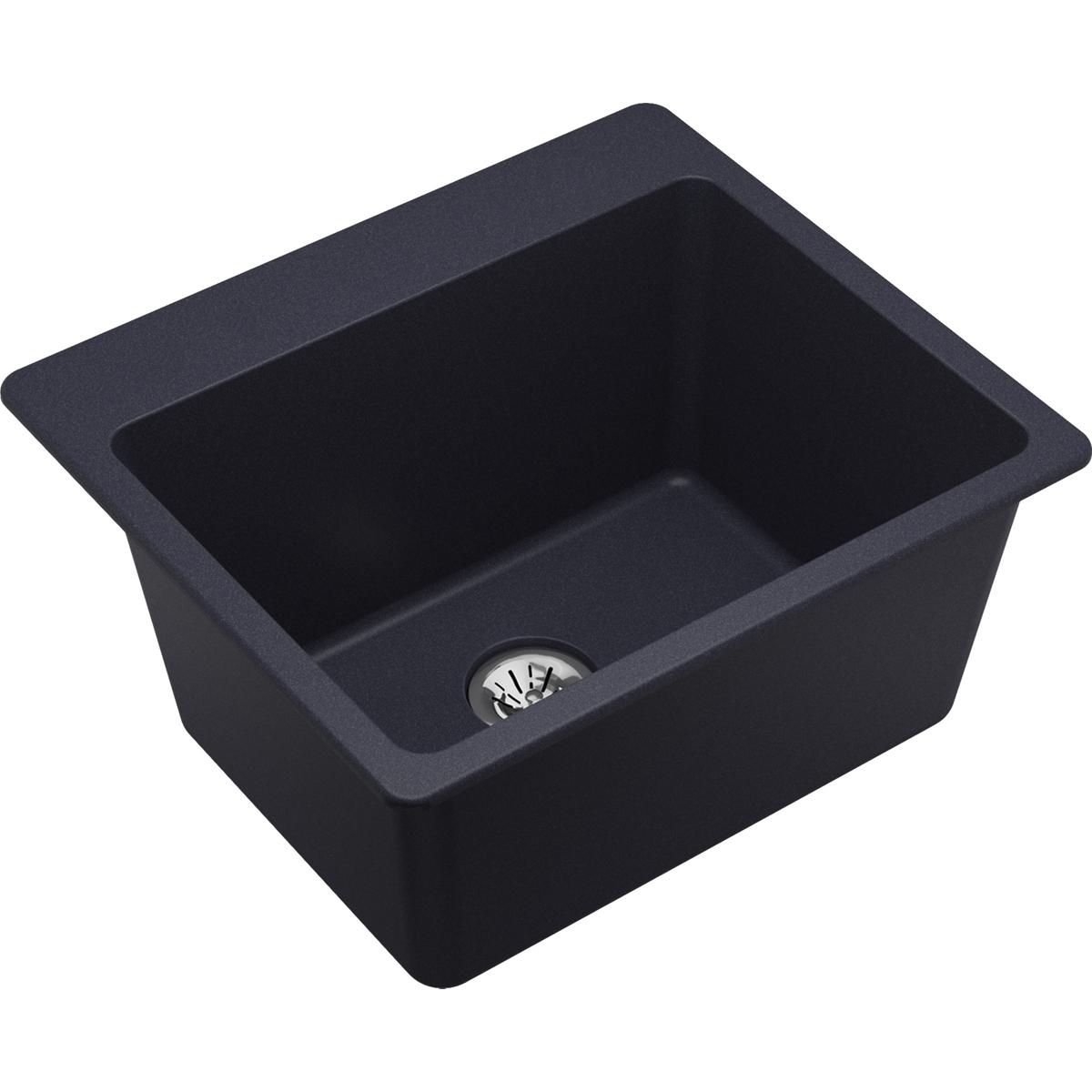 Alternate Image for Elkay Classic 25" Quartz Laundry Sink, Dusk Gray, ELG252212PDGY0