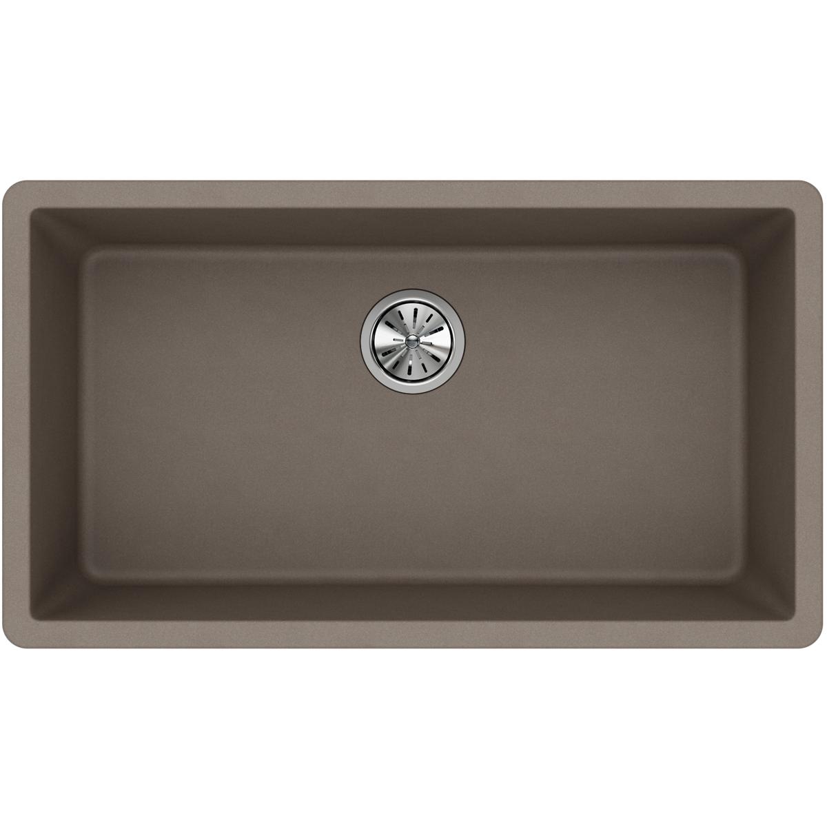 Elkay Classic 33" Quartz Kitchen Sink, Greige, ELGRU13322GR0
