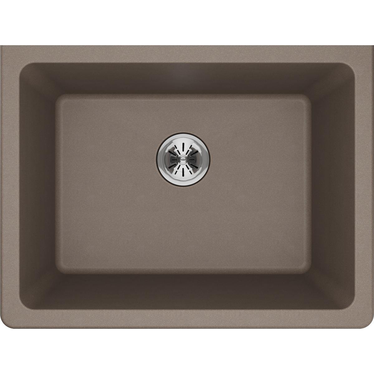 Elkay Classic 25" Quartz Laundry Sink, Greige, ELGU251912PDGR0