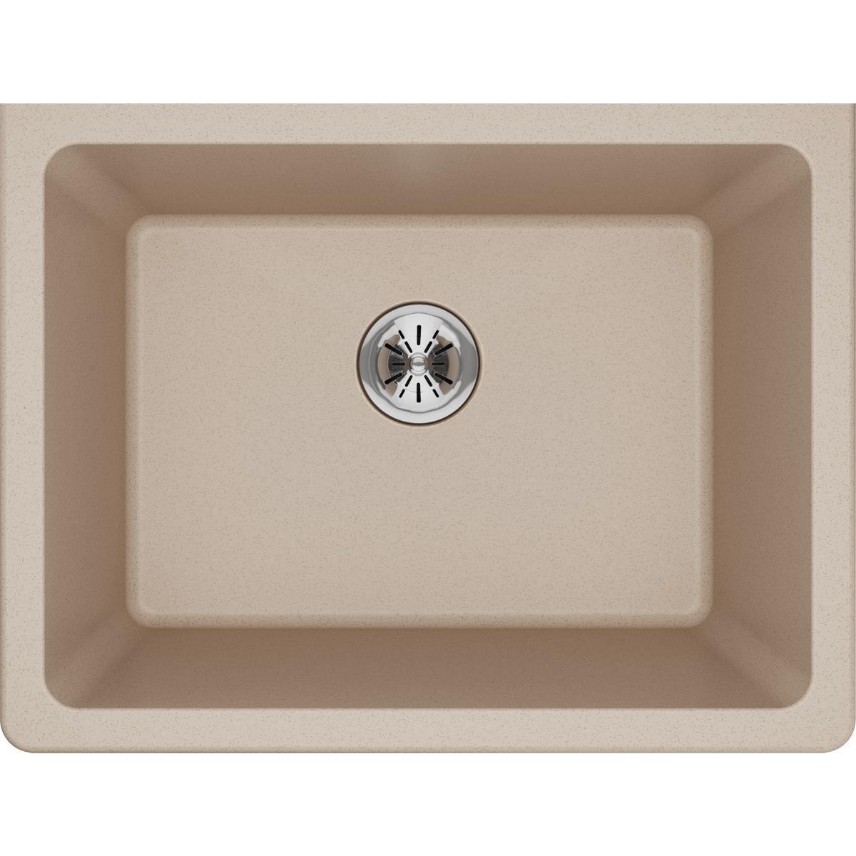 Elkay Classic 25" Quartz Laundry Sink, Putty, ELGU251912PDPT0