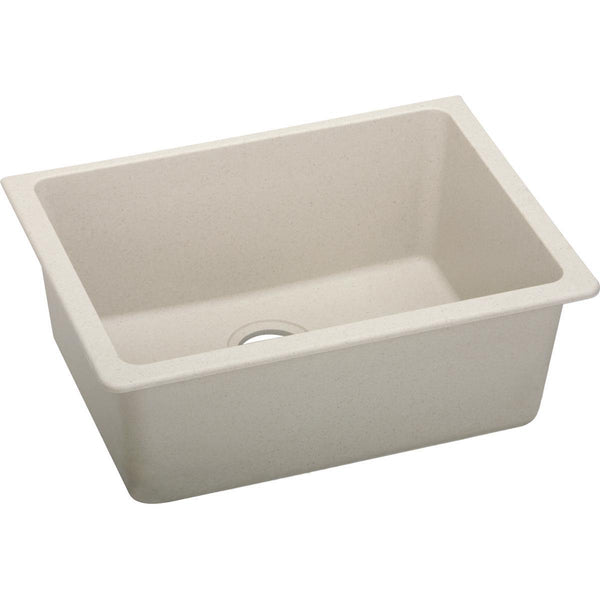 Elkay ELGU2522BQ0 Classic 25" Quartz Kitchen Sink, Single Bowl, Bisque