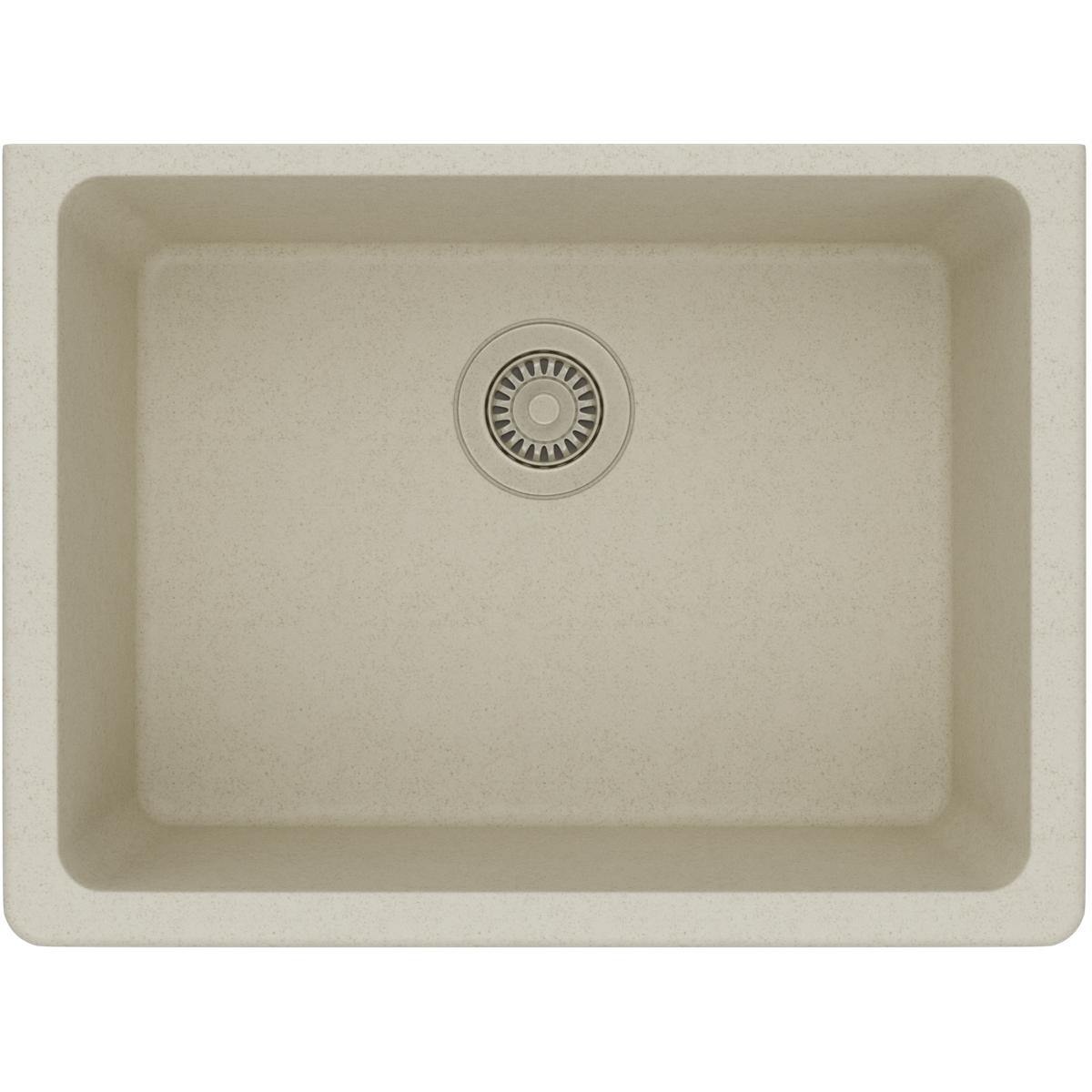 Alternate Image for Elkay Classic 25" Quartz Kitchen Sink, Bisque, ELGU2522BQ0