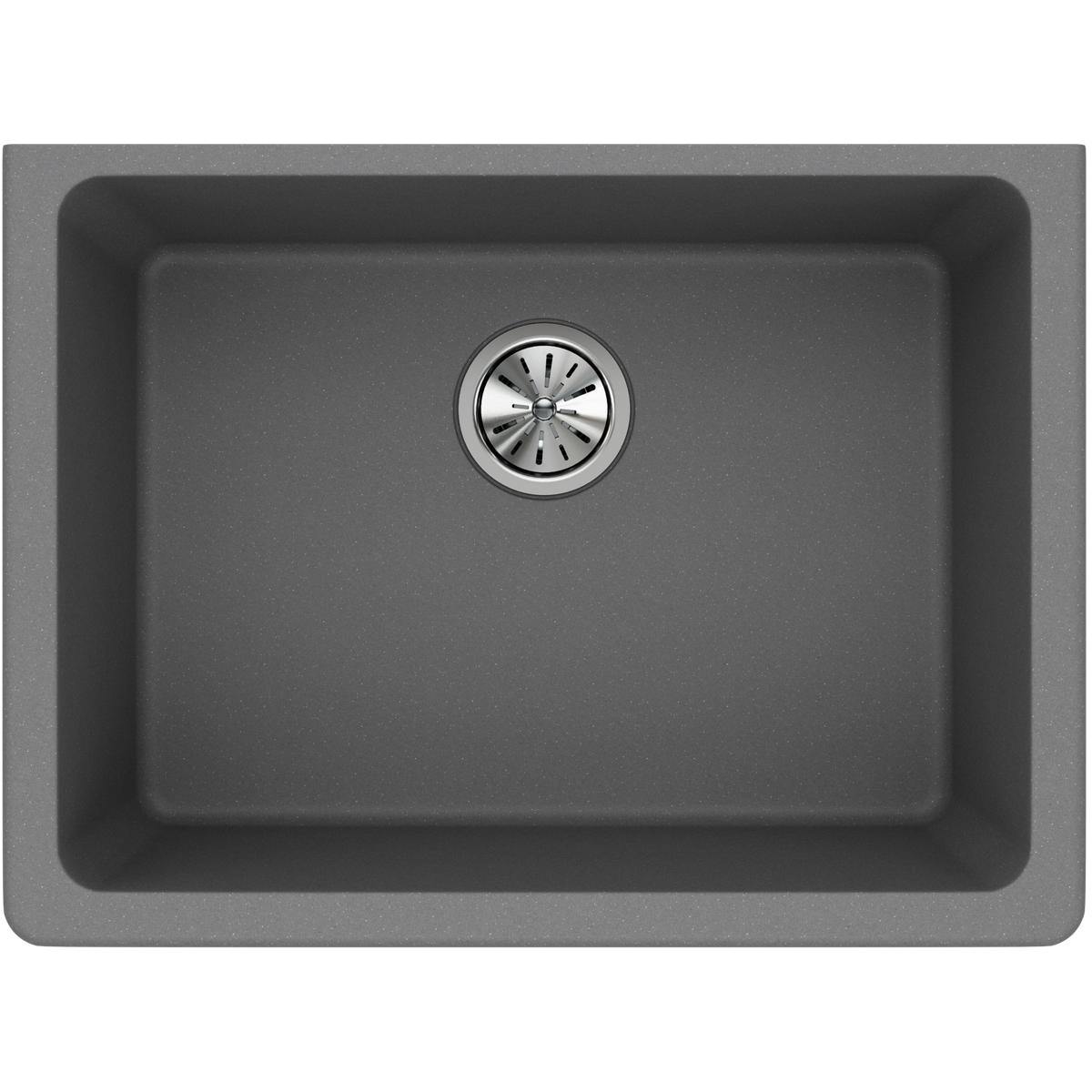 Elkay Classic 25" Quartz Kitchen Sink, Greystone, ELGU2522GS0
