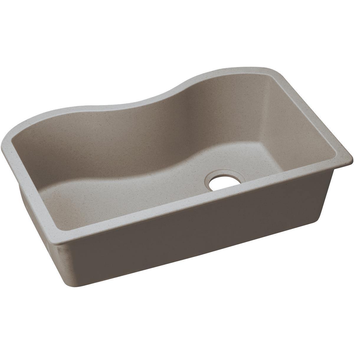 Alternate Image for Elkay Classic 33" Quartz Kitchen Sink, Greige, ELGUS3322RGR0