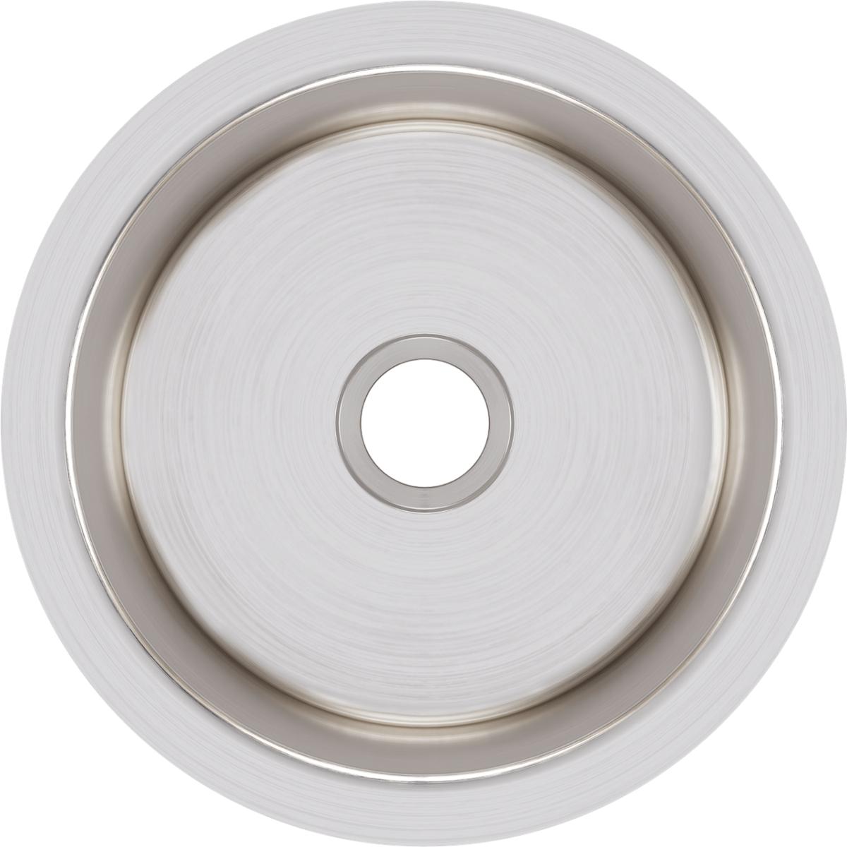 Alternate Image for Elkay Lustertone Classic 14" Stainless Steel Kitchen Sink, 18 Gauge, Lustrous Satin, ELUH12FB