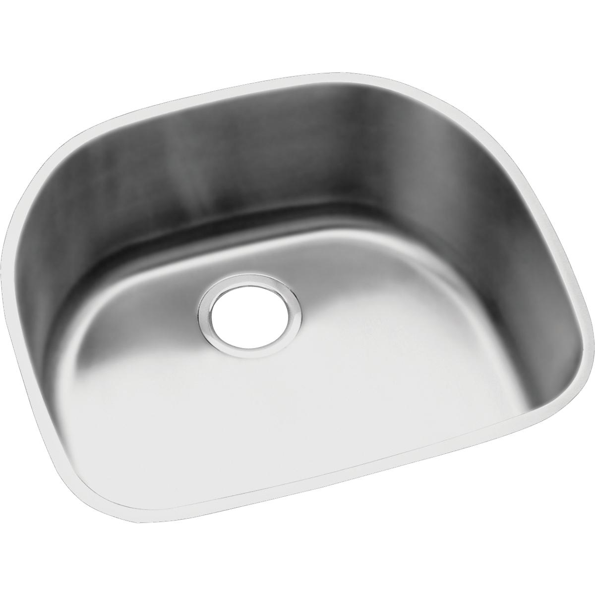 Alternate Image for Elkay Lustertone Classic 24" Stainless Steel Kitchen Sink, 18 Gauge, Lustrous Satin, ELUH2118