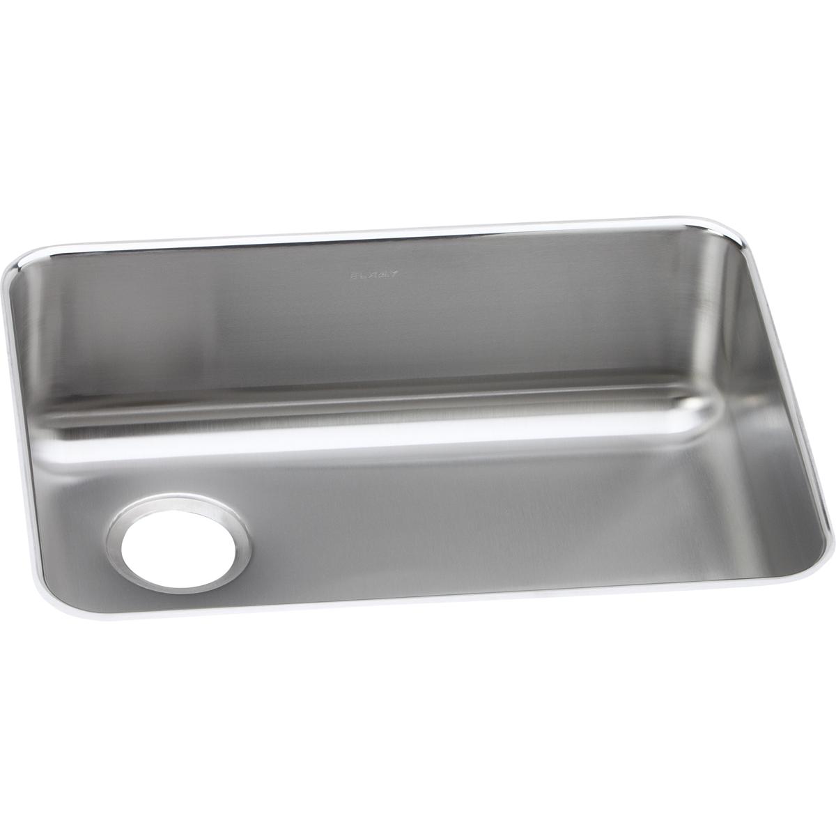 Alternate Image for Elkay Lustertone Classic 26" Stainless Steel Kitchen Sink, 18 Gauge, Lustrous Satin, ELUH2317L