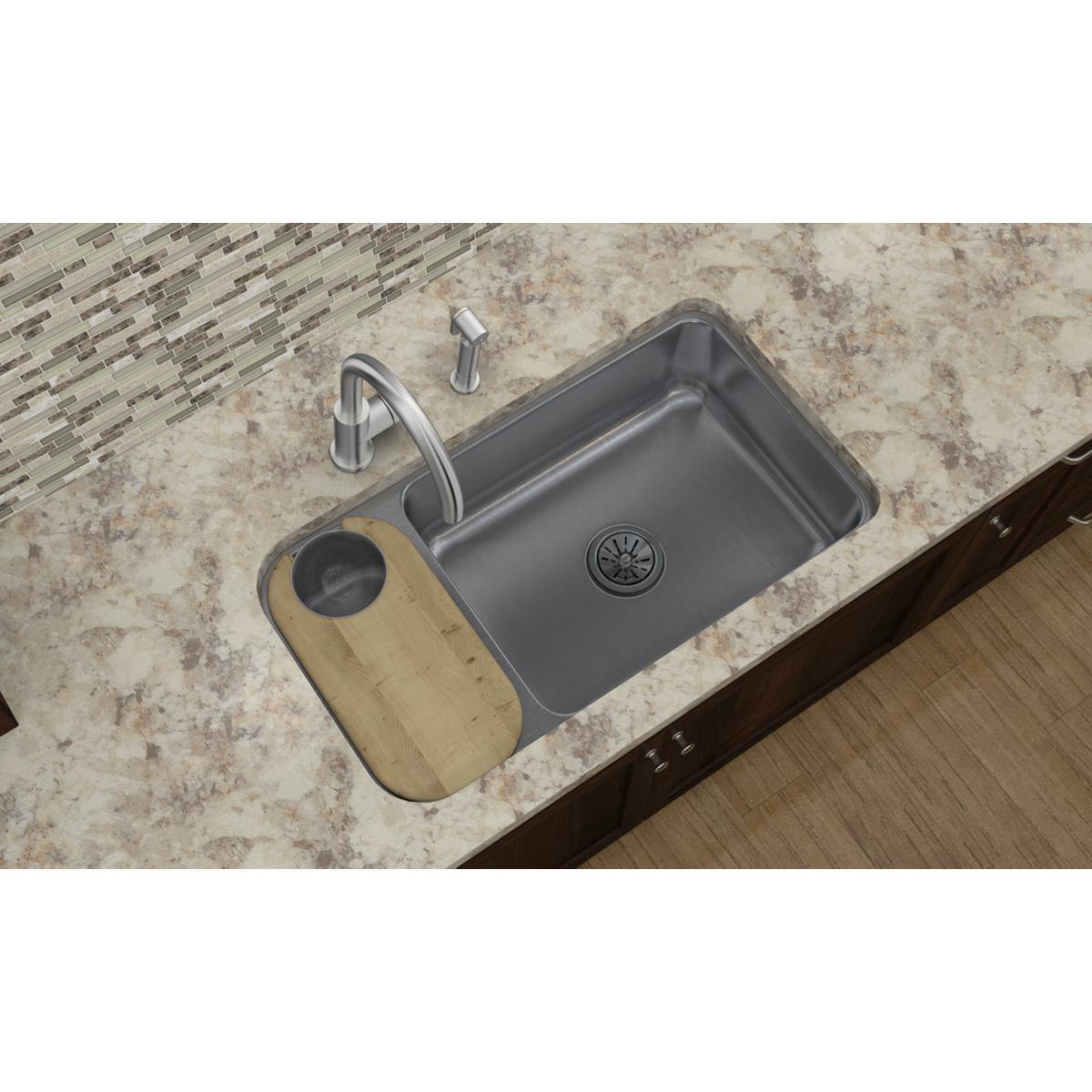Elkay CBS715 Hardwood 8-3/8" x 16-13/16" x 3/4" Cutting Board