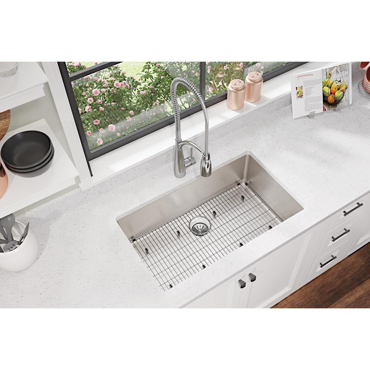 Elkay EBG2815 Stainless Steel 28-1/4" x 15-1/4" x 1-1/4" Bottom Grid - The Sink Boutique