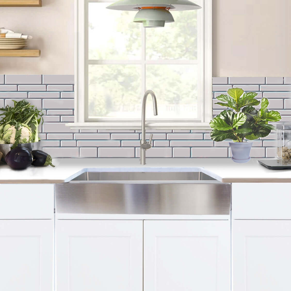 Alternate Image for Nantucket Sinks Pro Series 33" Stainless Steel Retrofit Farmhouse Sink, 16 Gauge, EZApron33-5.5