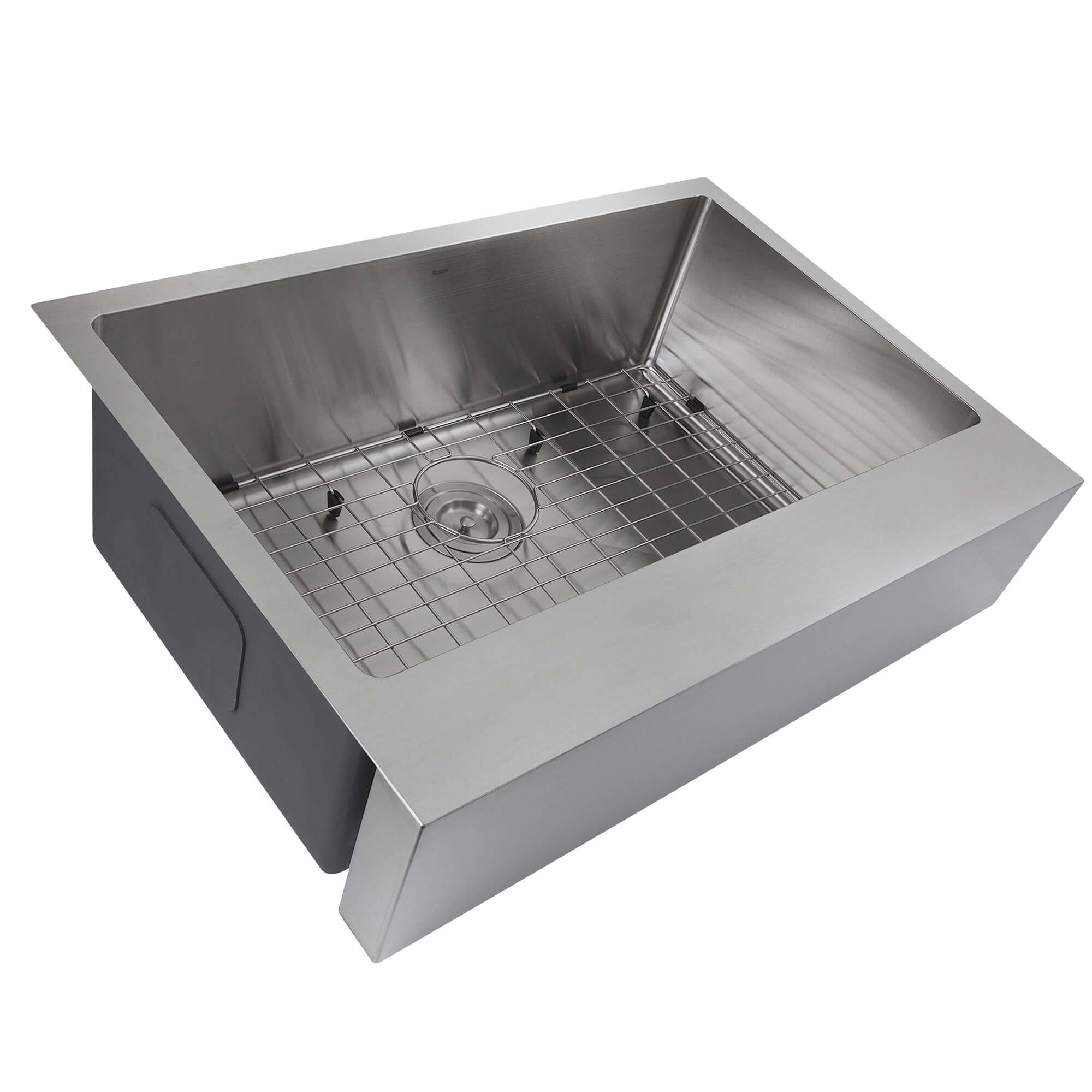 Alternate Image for Nantucket Sinks Pro Series 30" Stainless Steel Retrofit Farmhouse Sink, 16 Gauge, EZApron30