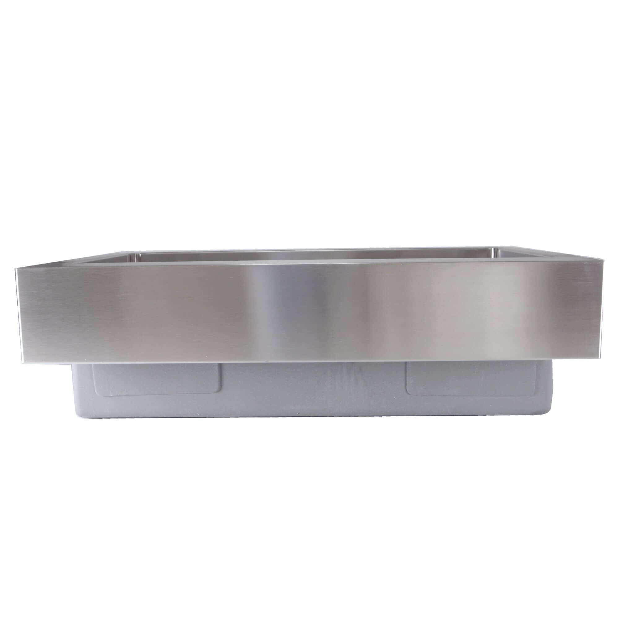 Alternate Image for Nantucket Sinks Pro Series 33" Stainless Steel Retrofit Farmhouse Sink, 16 Gauge, EZApron33-5.5