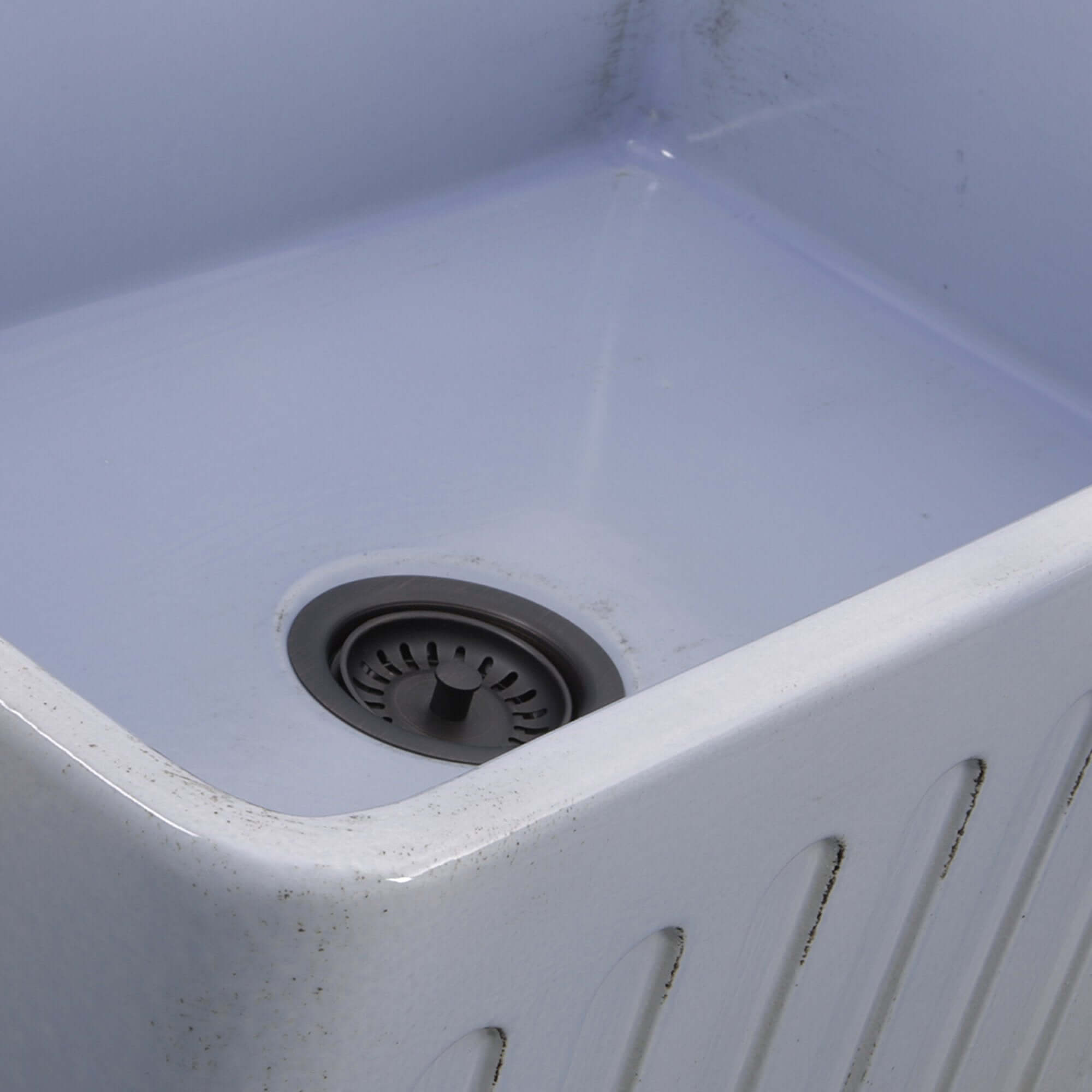 Alternate Image for Nantucket Sinks Vineyard 30" Fireclay Farmhouse Sink, Light Blue, FCFS3020S-ShabbySugar