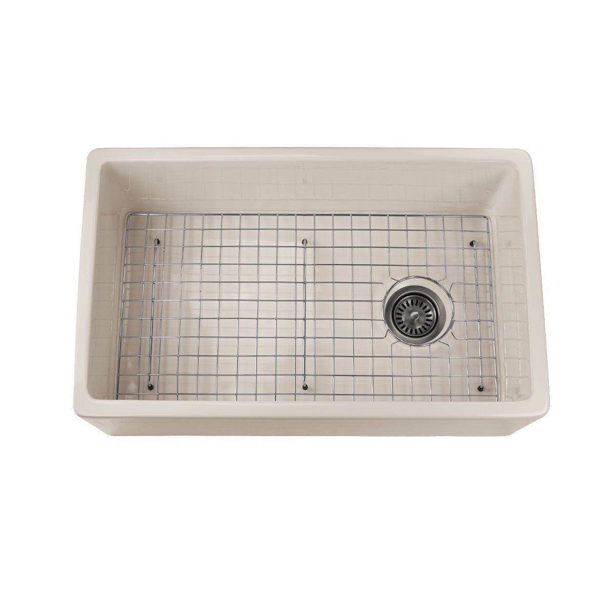 Alternate Image for Nantucket Sinks Cape 30" Fireclay Farmhouse Sink, Bisque, FCFS30B