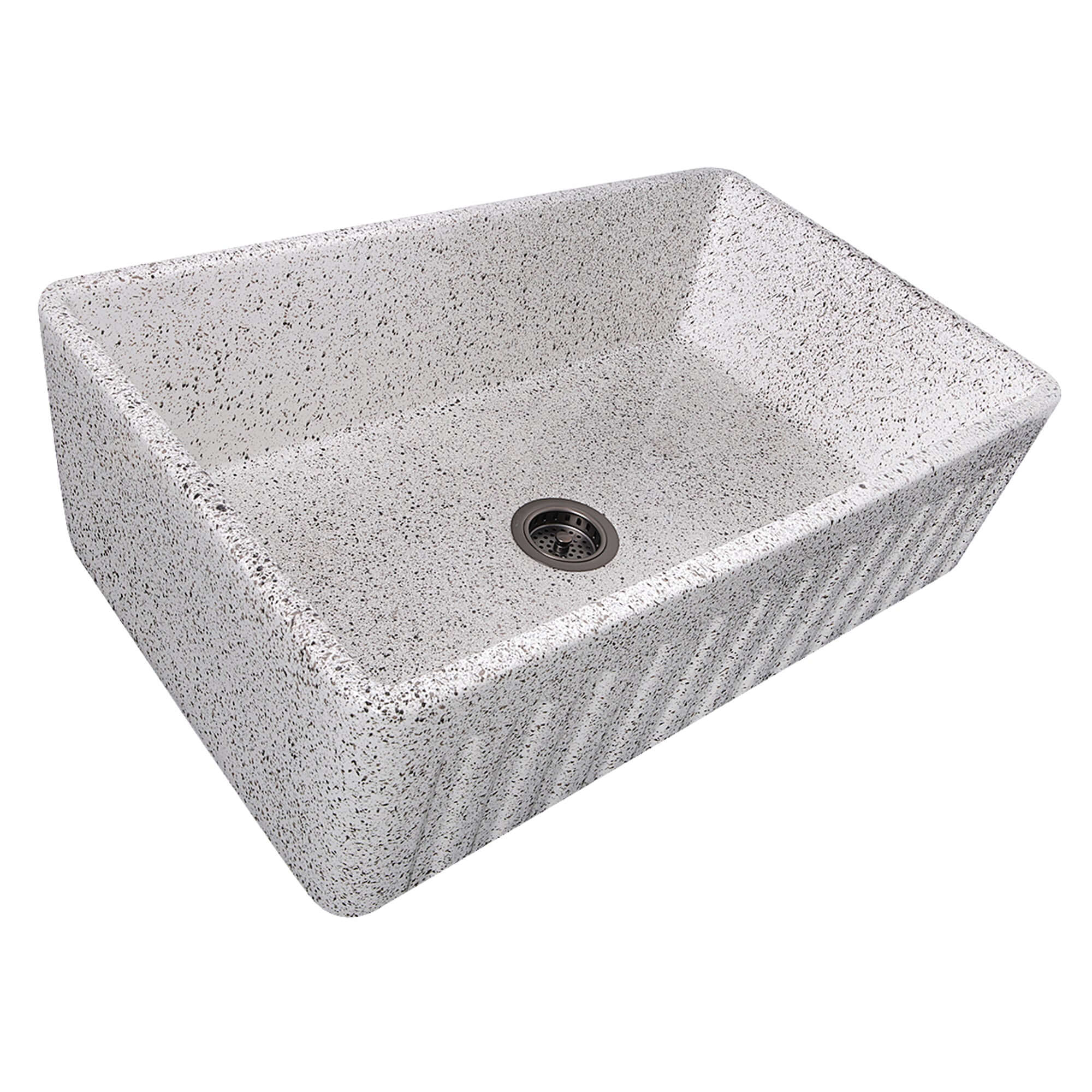 Alternate Image for Nantucket Sinks Vineyard 33" Fireclay Farmhouse Sink, Various neutrals, FCFS3320S-PietraSarda