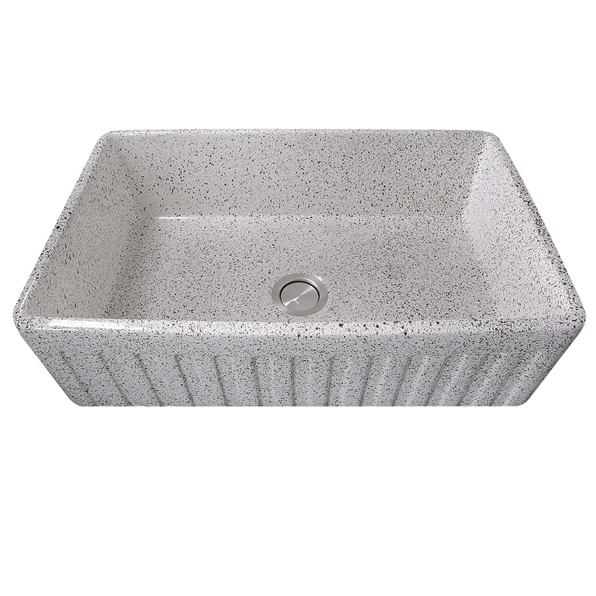 Alternate Image for Nantucket Sinks Vineyard 33" Fireclay Farmhouse Sink, Various neutrals, FCFS3320S-PietraSarda
