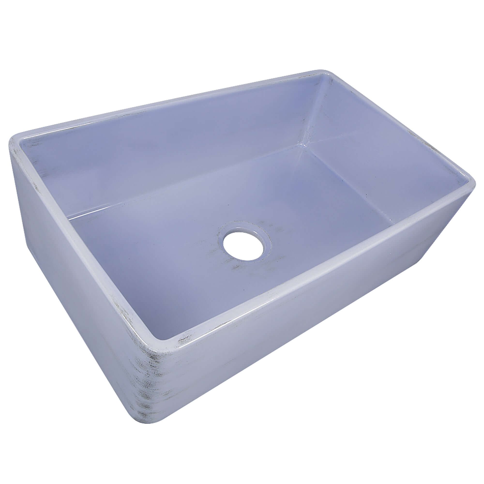 Alternate Image for Nantucket Sinks Vineyard 33" Fireclay Farmhouse Sink, Light Blue, FCFS3320S-ShabbySugar