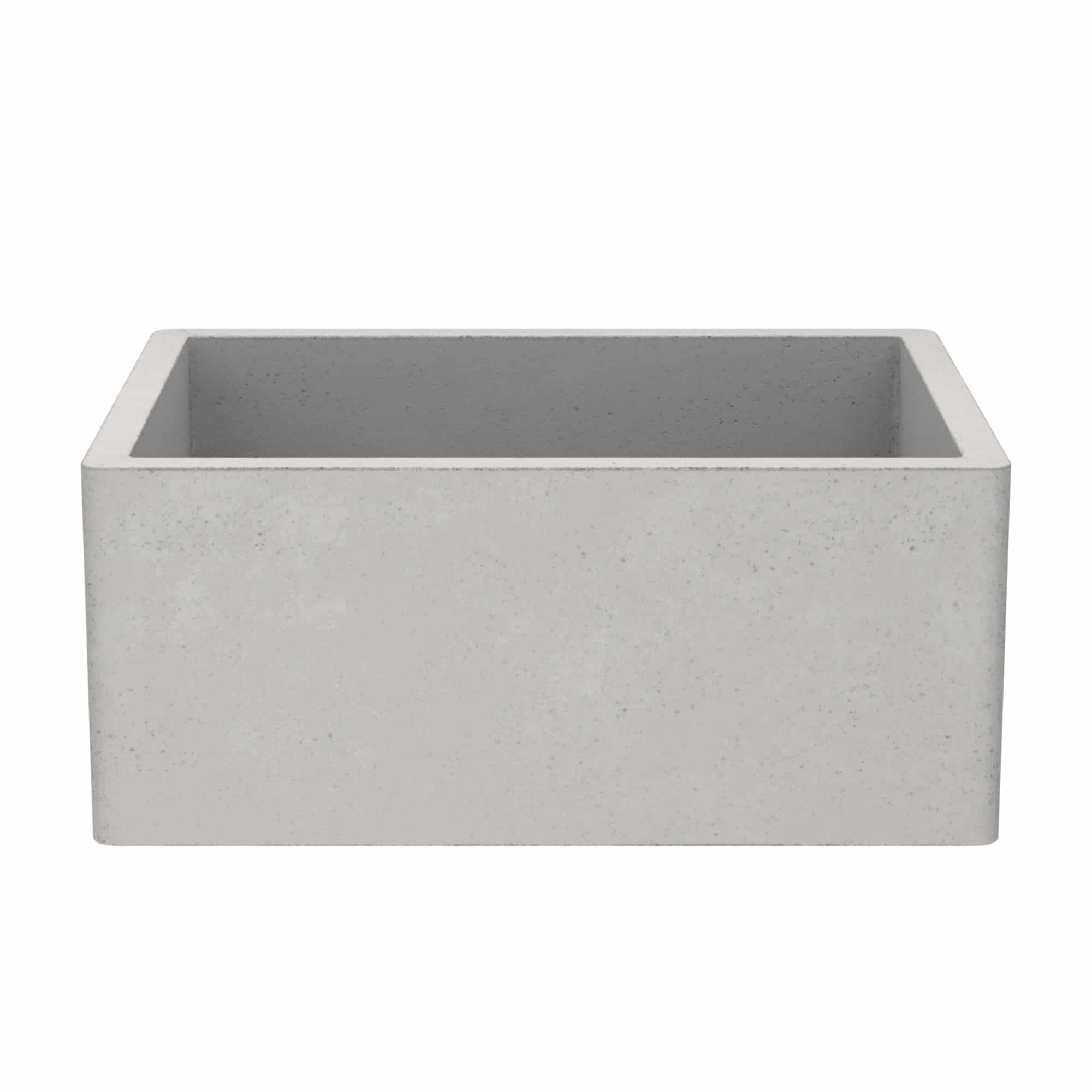 Alternate Image for Native Trails 24" NativeStone Concrete Farmhouse Sink, Ash, NSK2418-A
