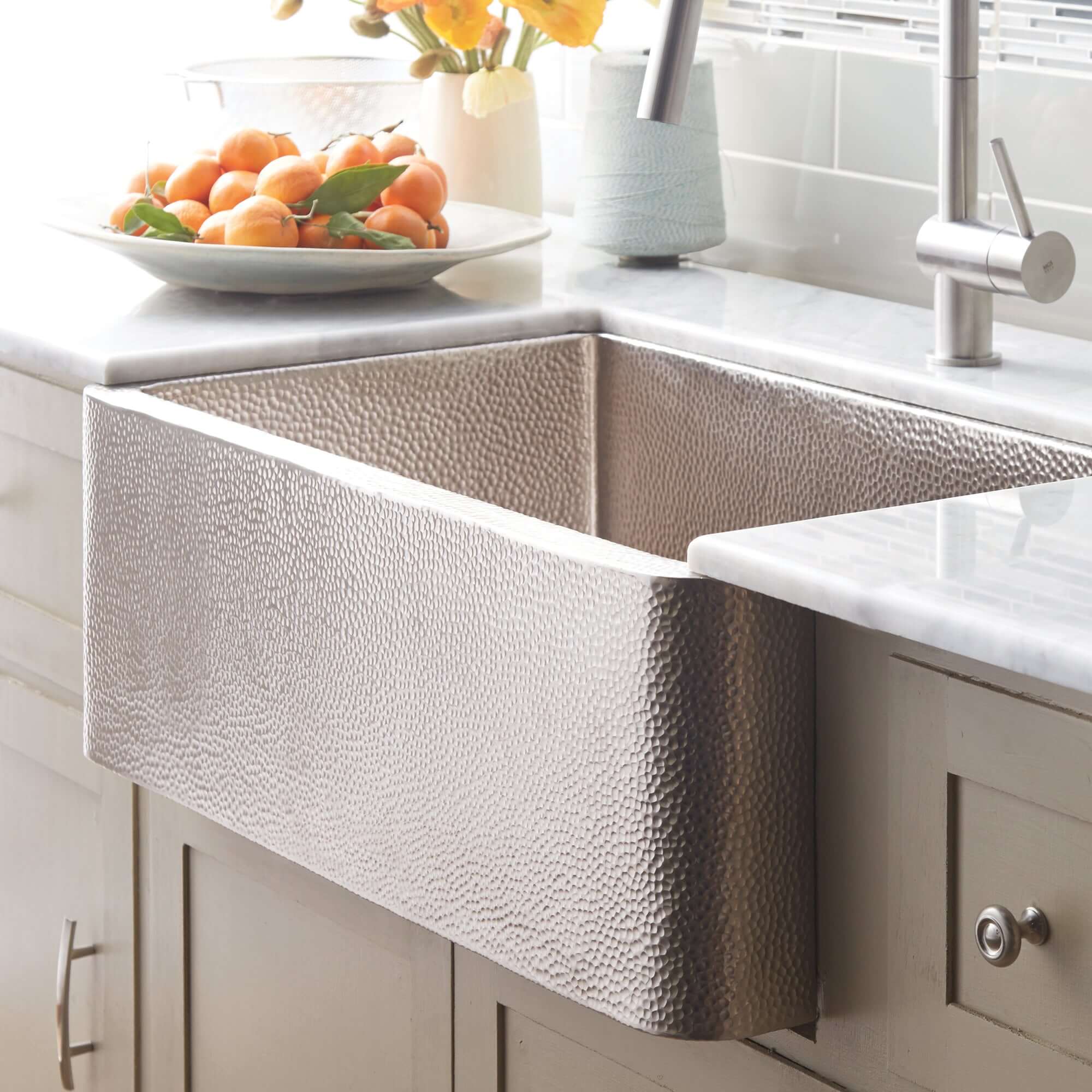 Alternate Image for Native Trails 30" Nickel Farmhouse Sink, Brushed Nickel, CPK594
