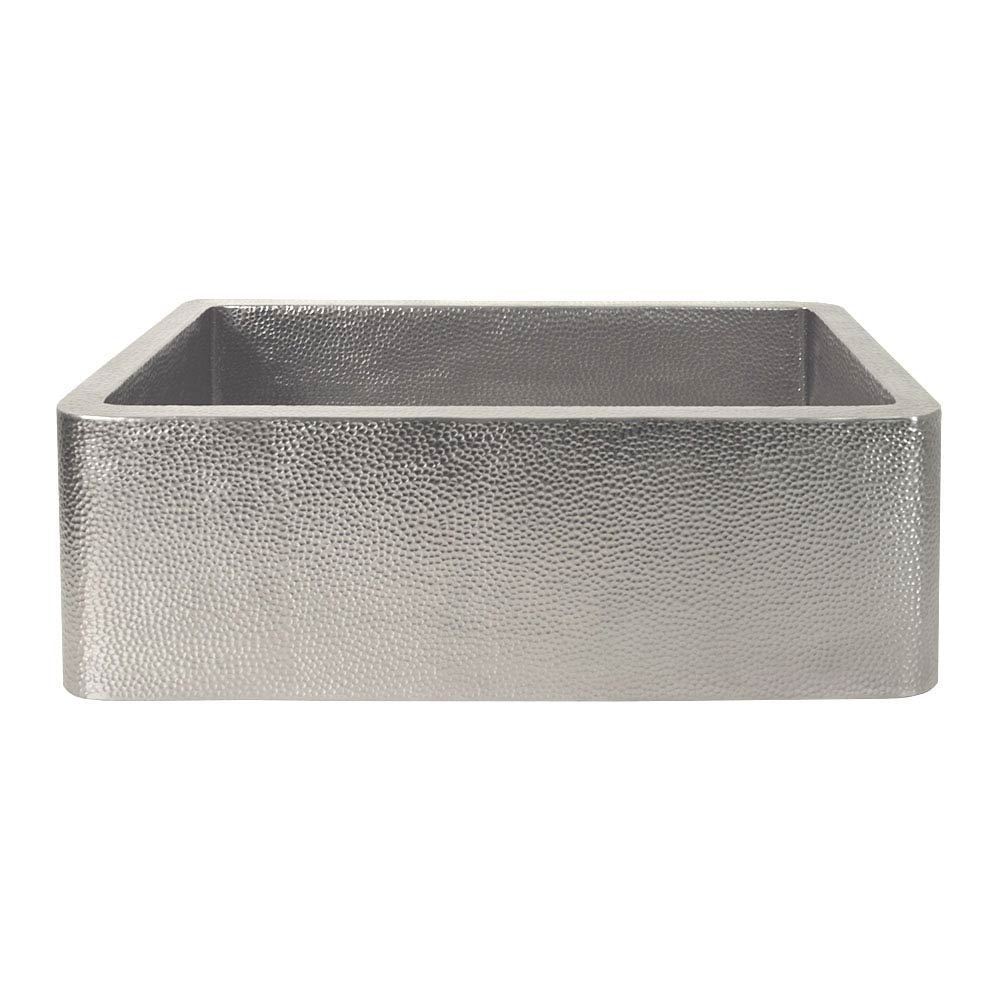 Native Trails 30" Nickel Farmhouse Sink, Brushed Nickel, CPK594