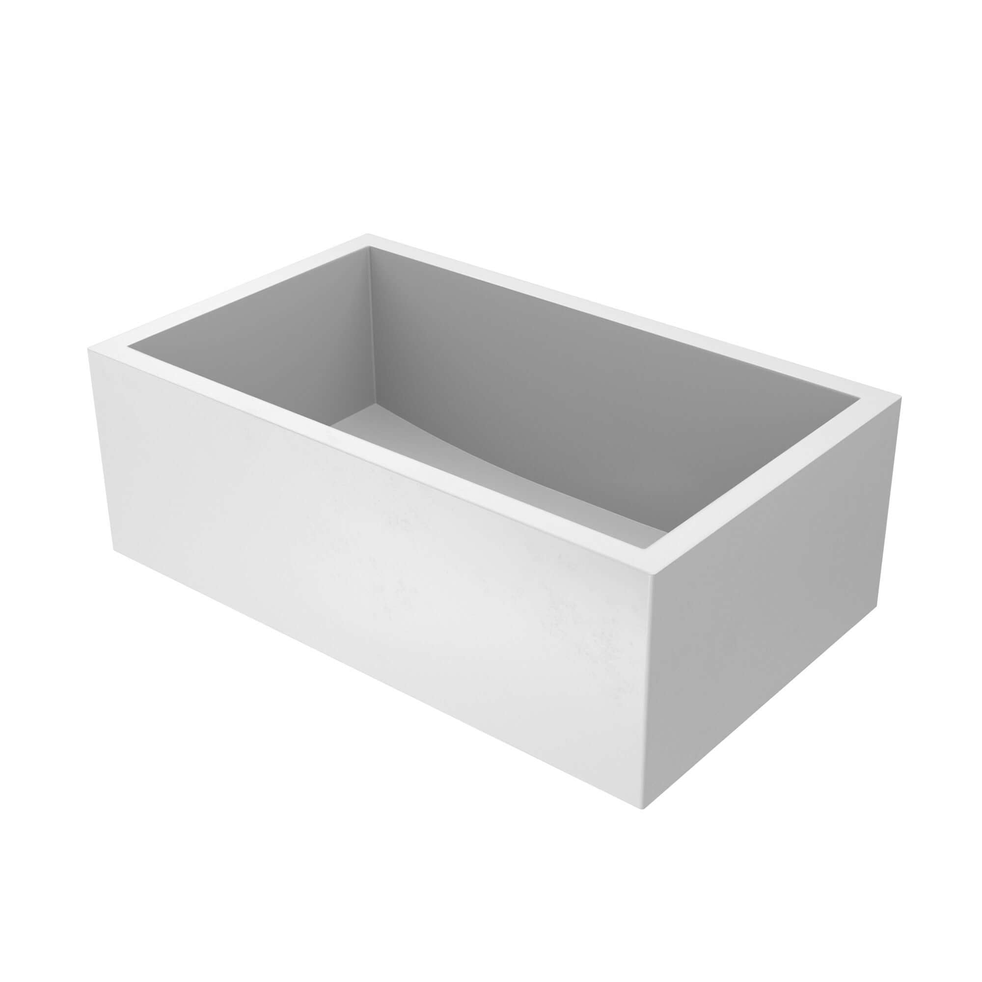 Alternate Image for Native Trails 30" NativeStone Concrete Farmhouse Sink, Pearl, NSK3018-P