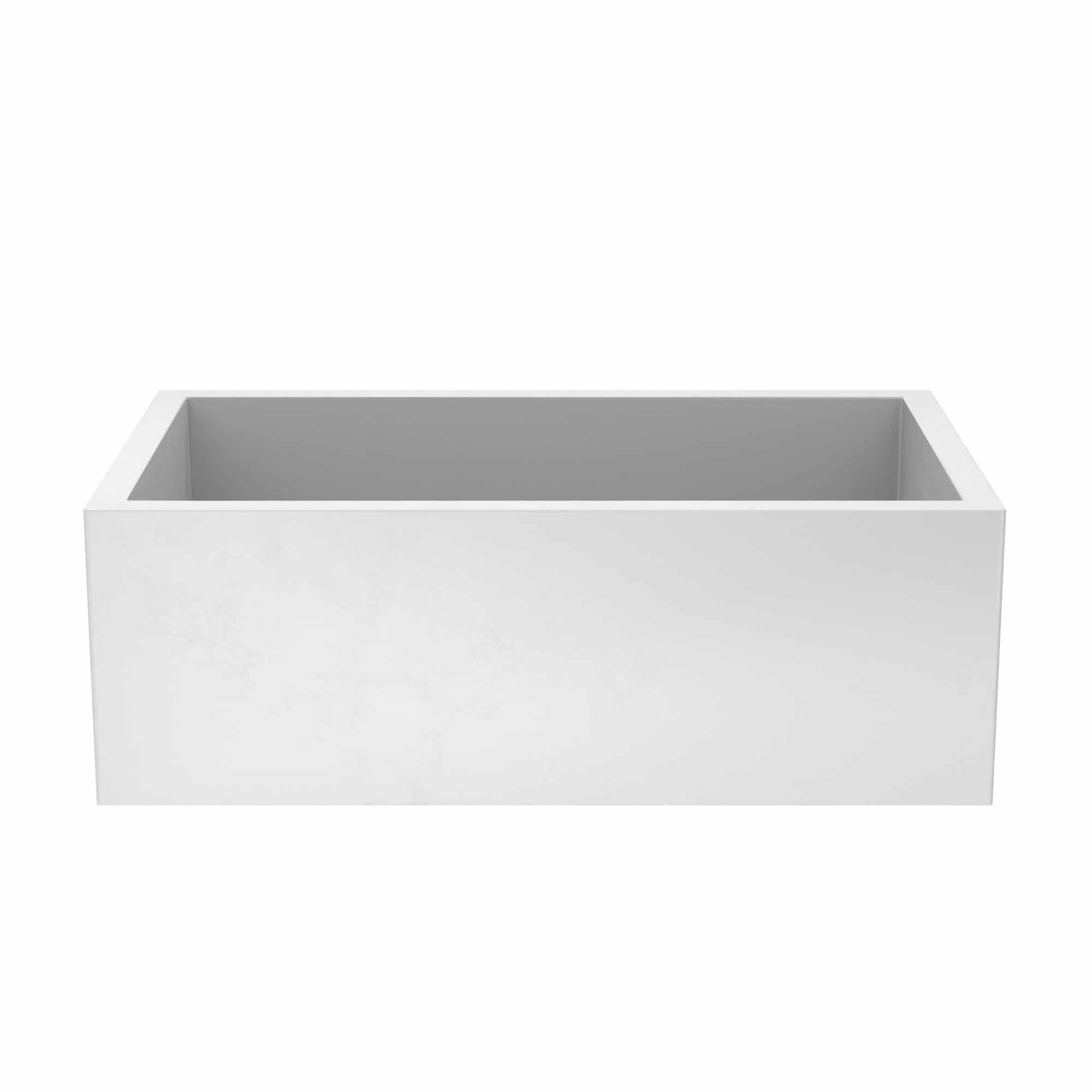 Alternate Image for Native Trails 30" NativeStone Concrete Farmhouse Sink, Pearl, NSK3018-P