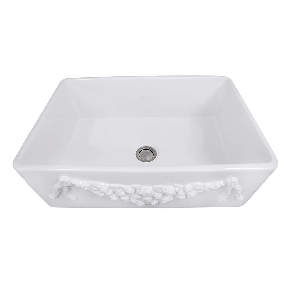 Alternate Image for Nantucket Sinks Cape 30" Fireclay Farmhouse Sink, White, Garland-30W