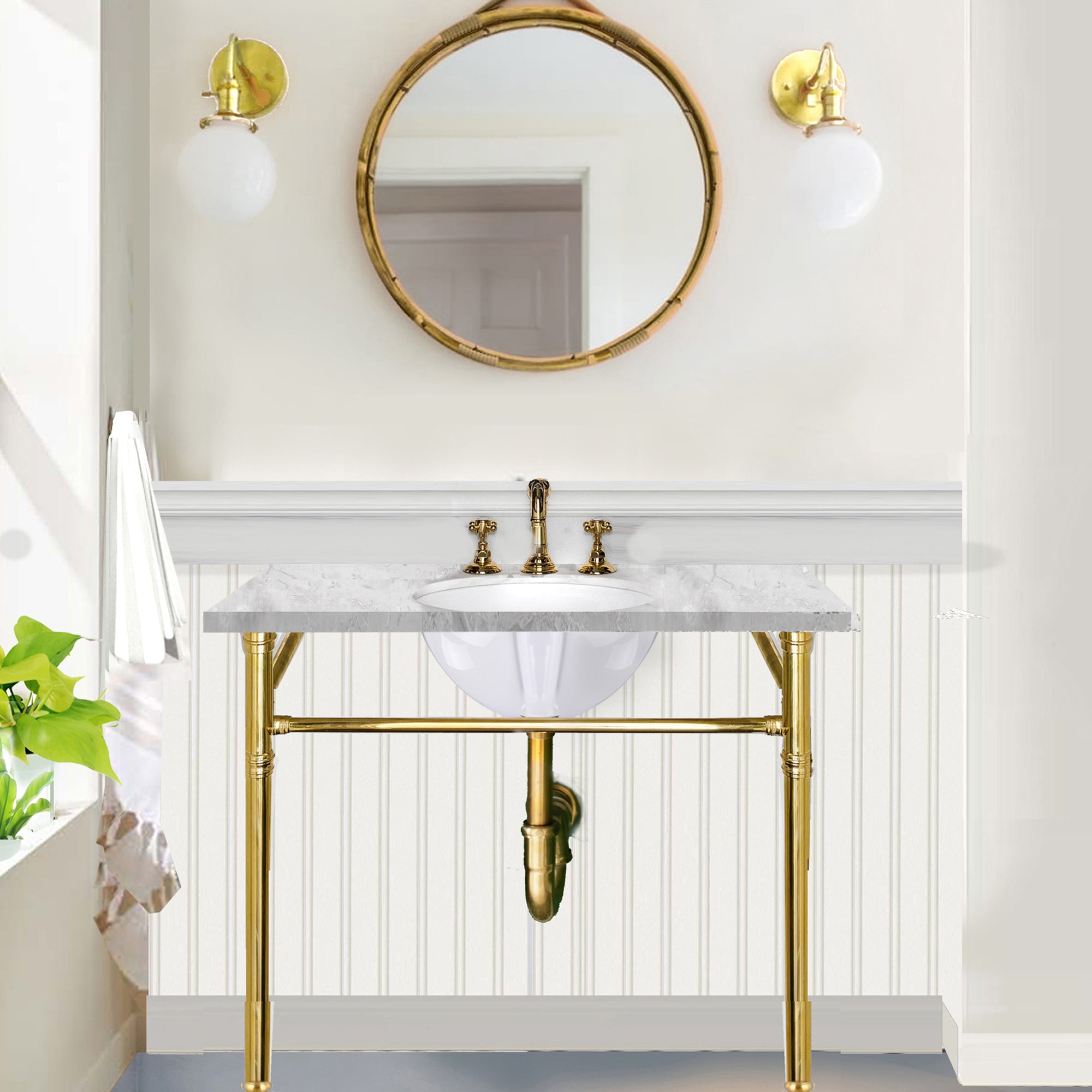 Alternate Image for Nantucket Sinks Great Point 15" x 12.125" Oval Undermount Ceramic - Vitreous China Bathroom Sink, White, GB-13x10-W