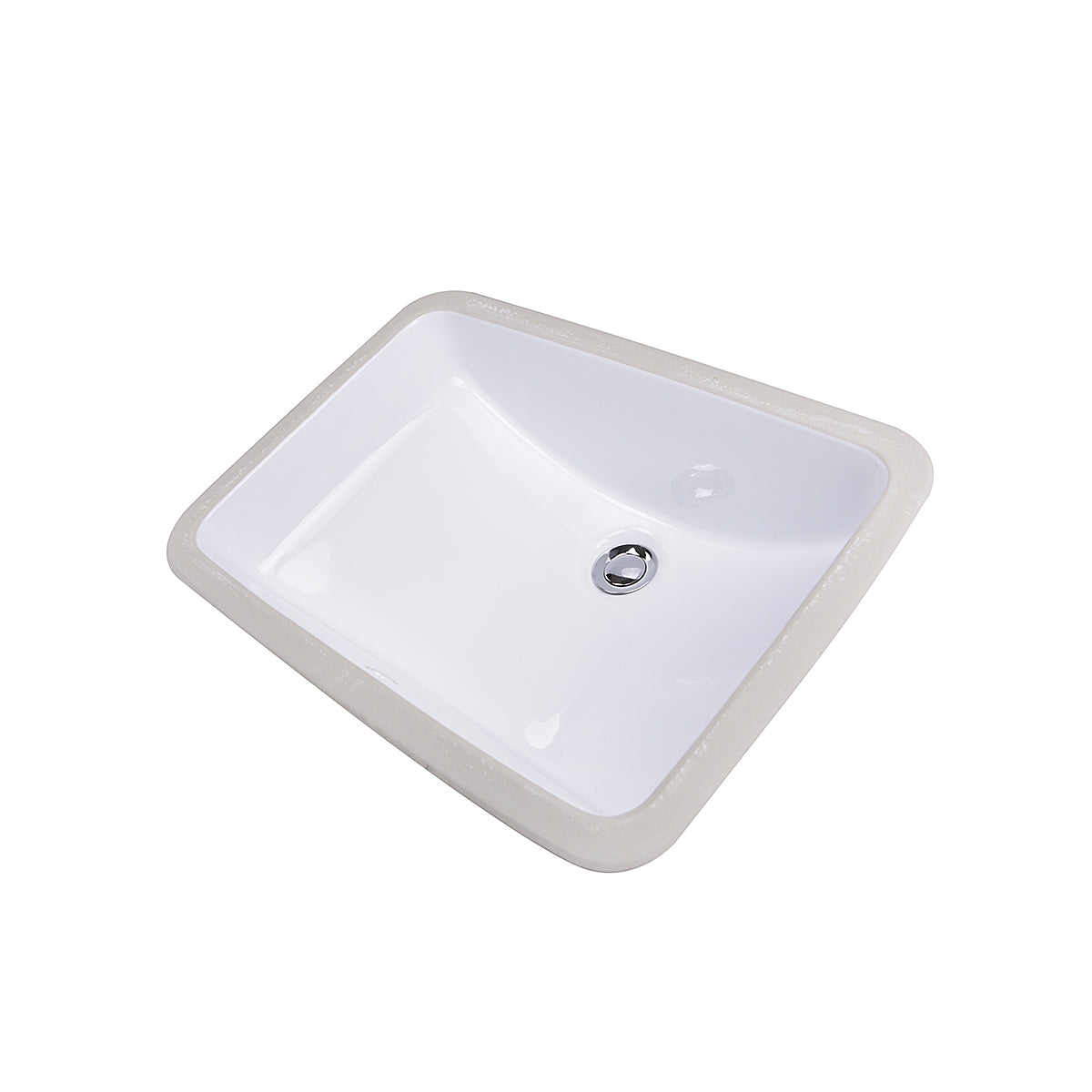 Alternate Image for Nantucket Sinks Great Point 21" Ceramic Bathroom Sink, White, GB-18x12-W