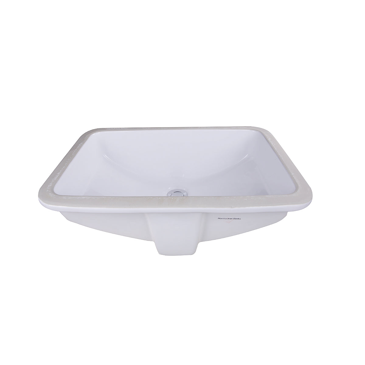Alternate Image for Nantucket Sinks Great Point 21" Ceramic Bathroom Sink, White, GB-18x12-W