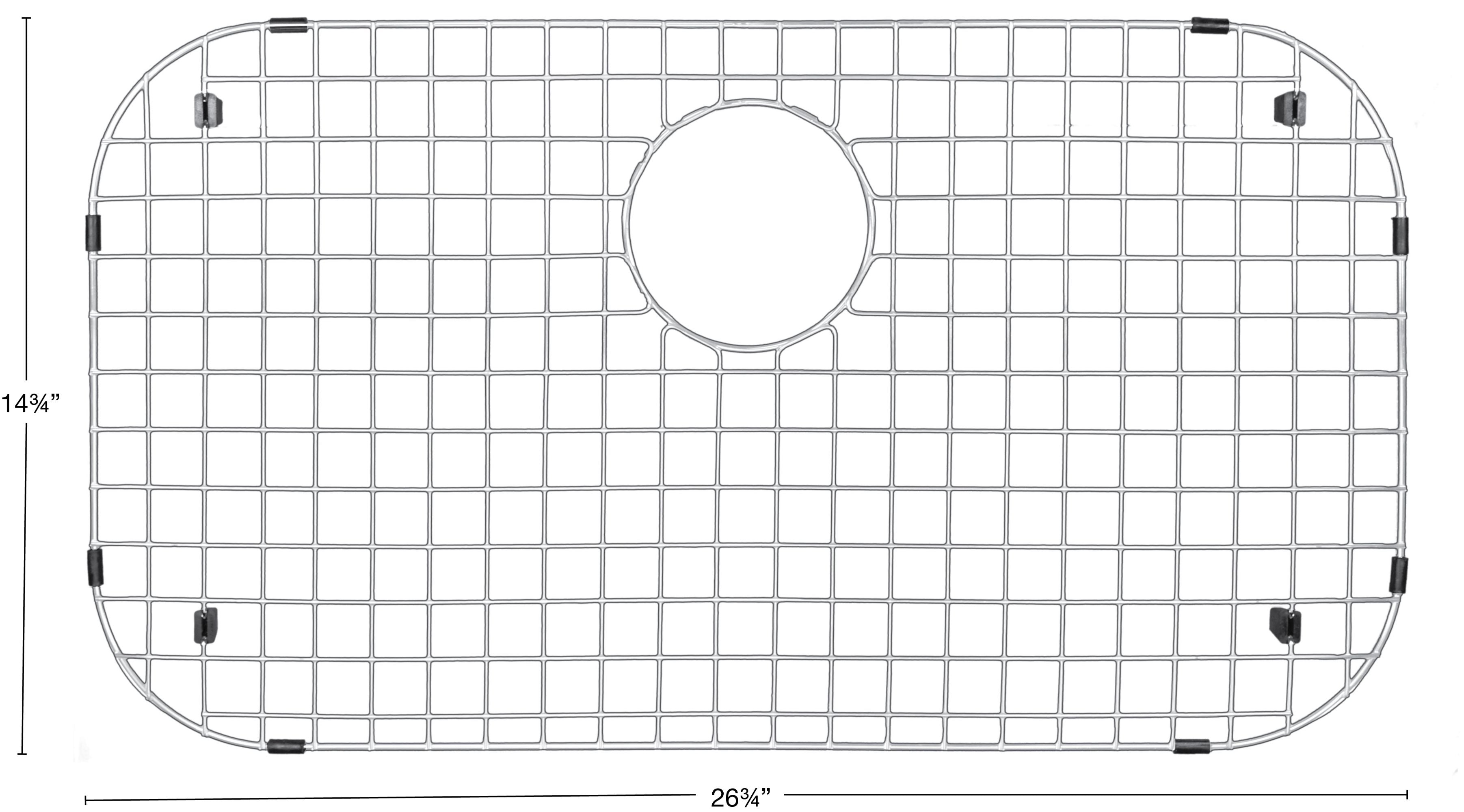 Alternate Image for Karran 26.75" x 14.75" Stainless Steel Grid, GR-3004