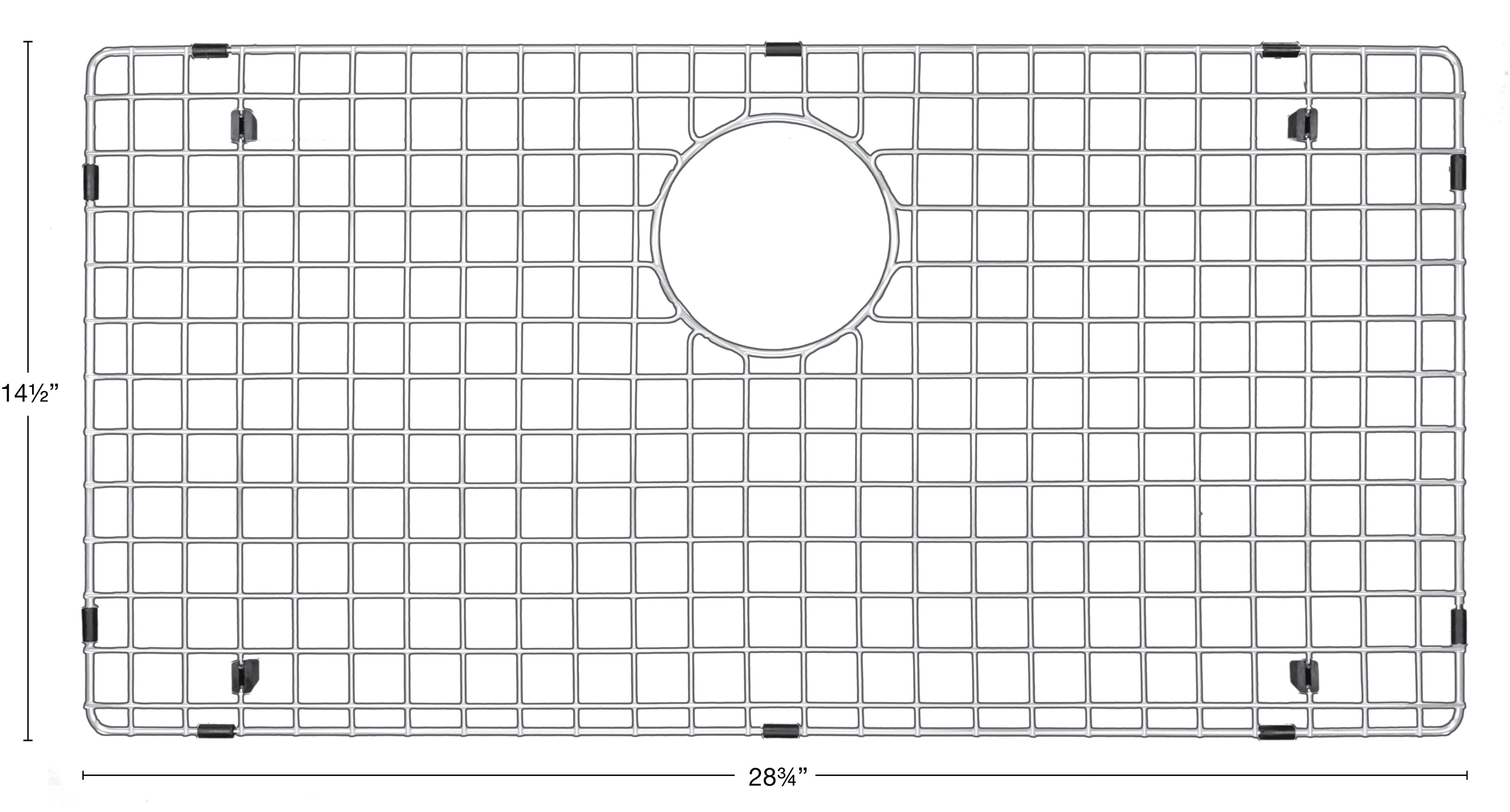 Alternate Image for Karran 29" x 15-1/8" Stainless Steel Grid, GR-6001