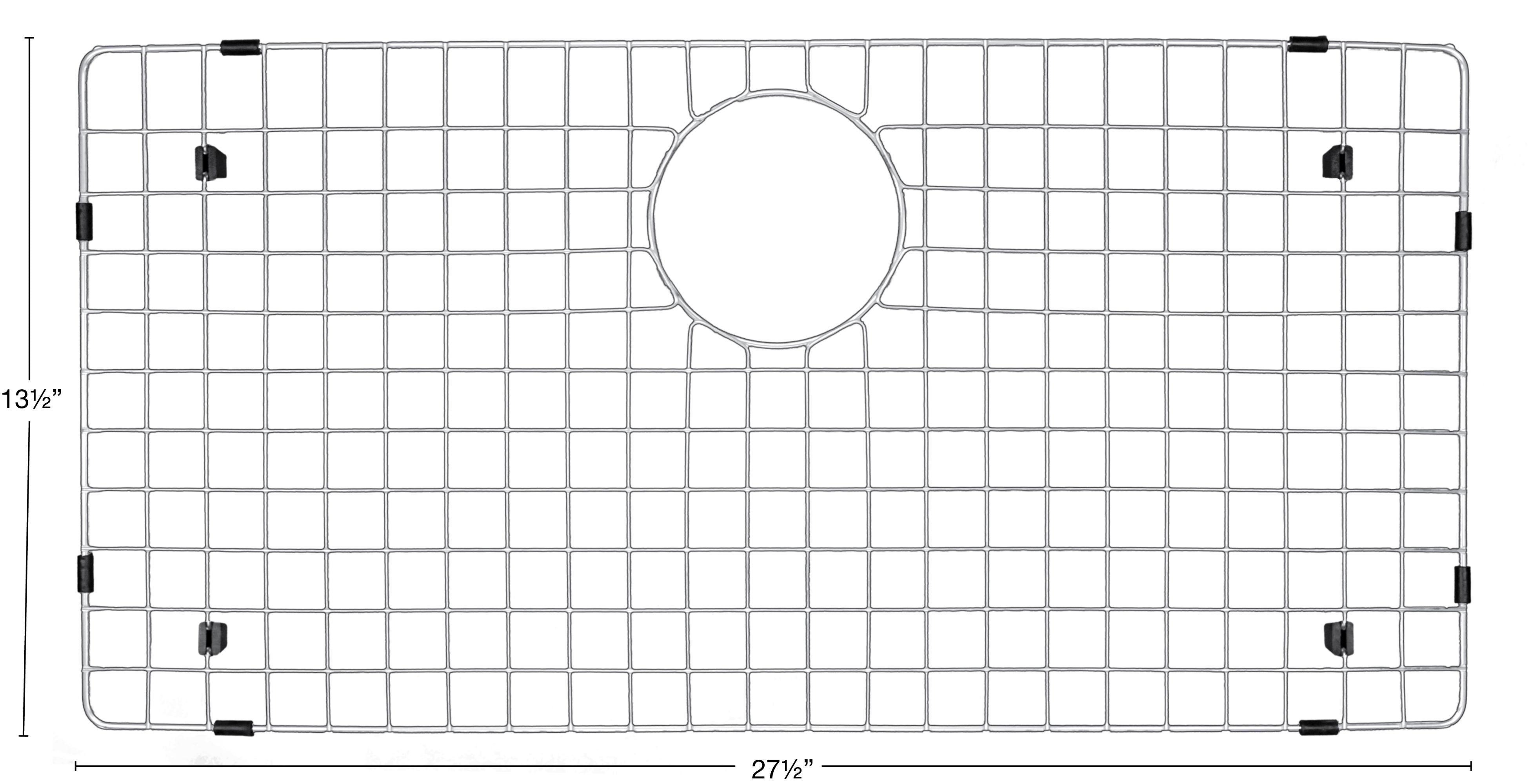 Alternate Image for Karran 28-1/4" x 14-1/4" Stainless Steel Grid, GR-6009