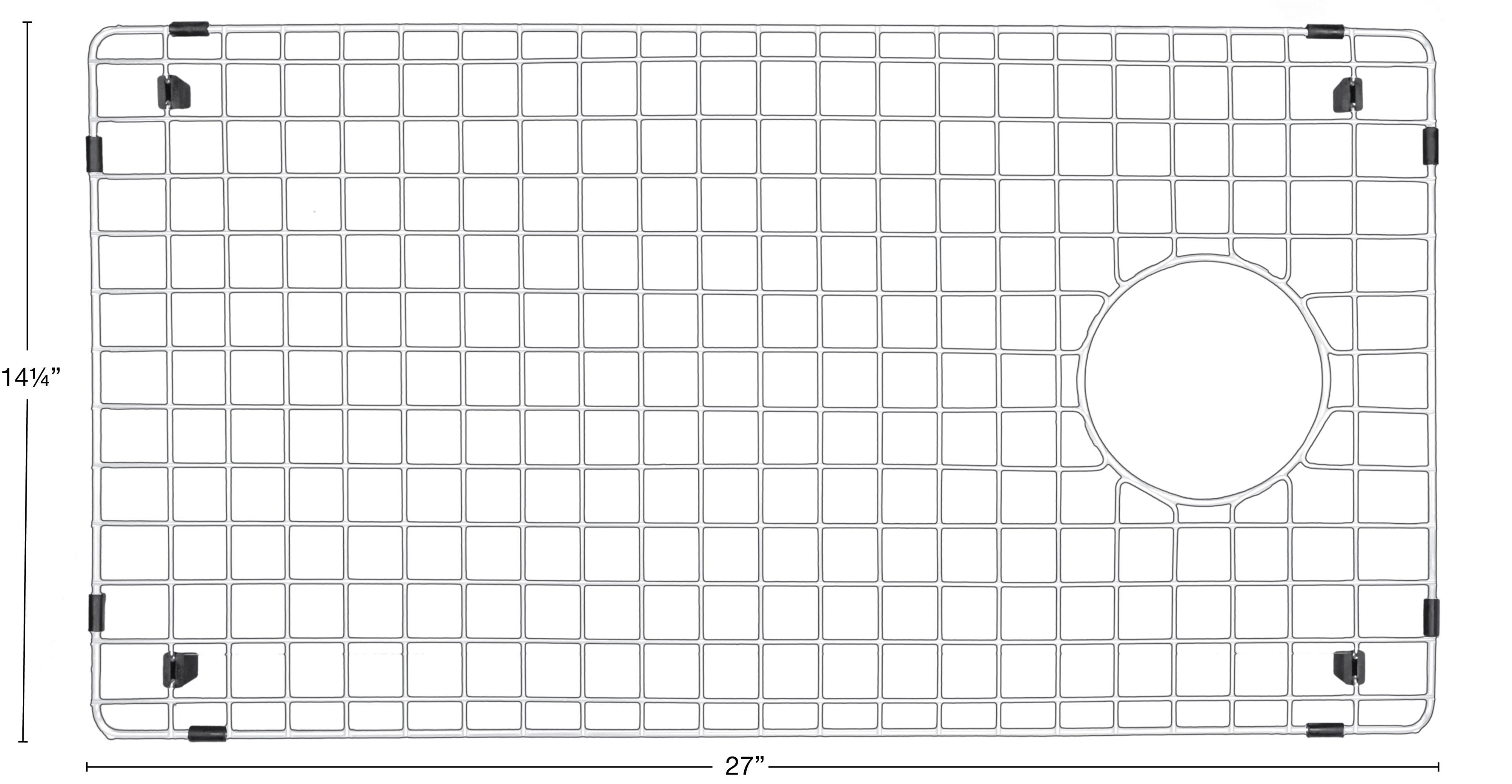 Alternate Image for Karran 27-1/2" x 14-3/4" Stainless Steel Grid, GR-6012