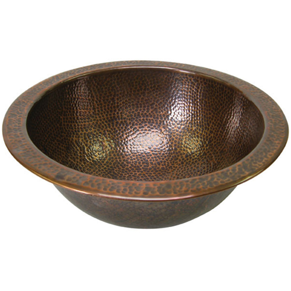 Houzer 15" Copper Flat Lip Bathroom Sink, HW-CLA1RF