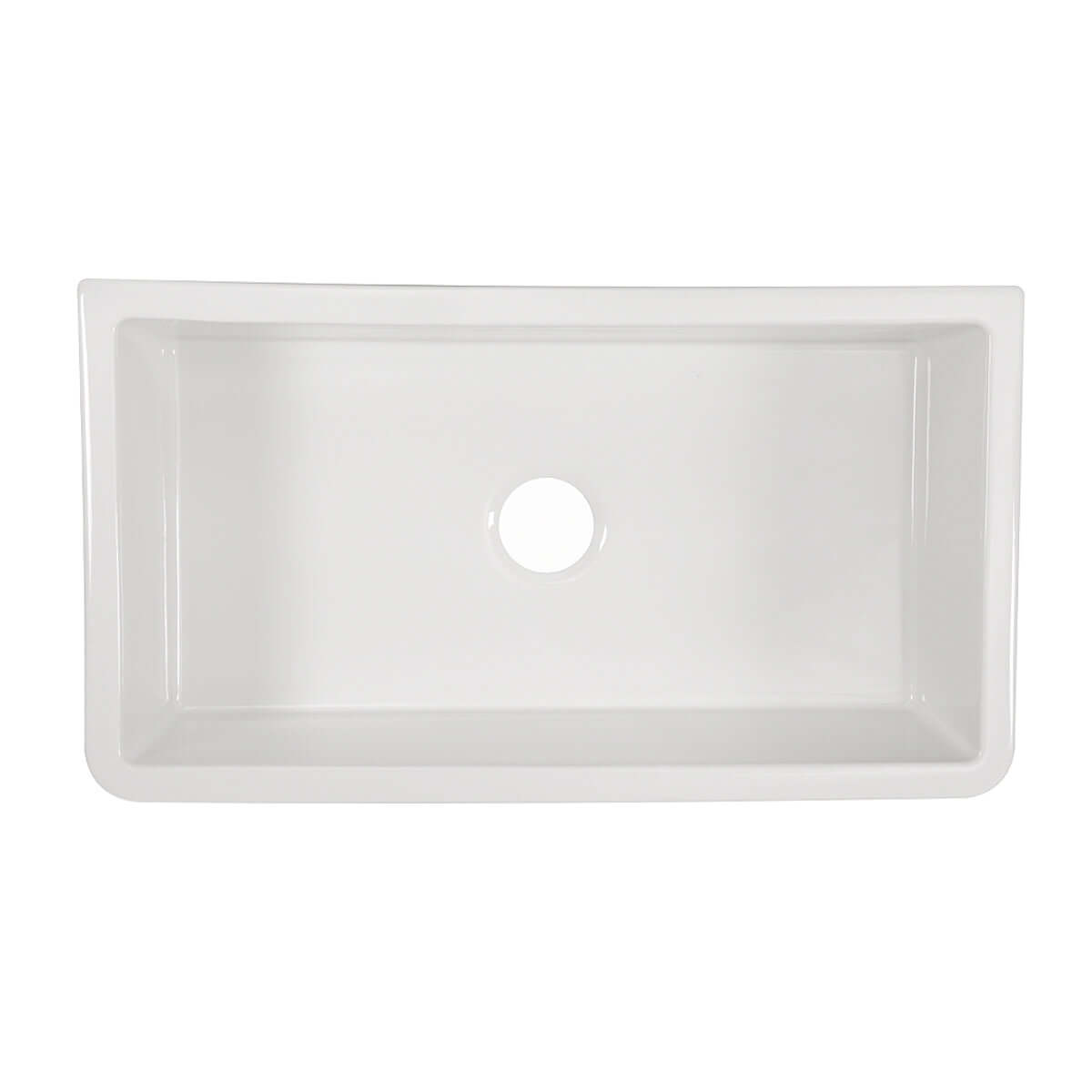 Alternate Image for Nantucket Sinks Cape 33" Fireclay Farmhouse Sink, White, Harwich-33